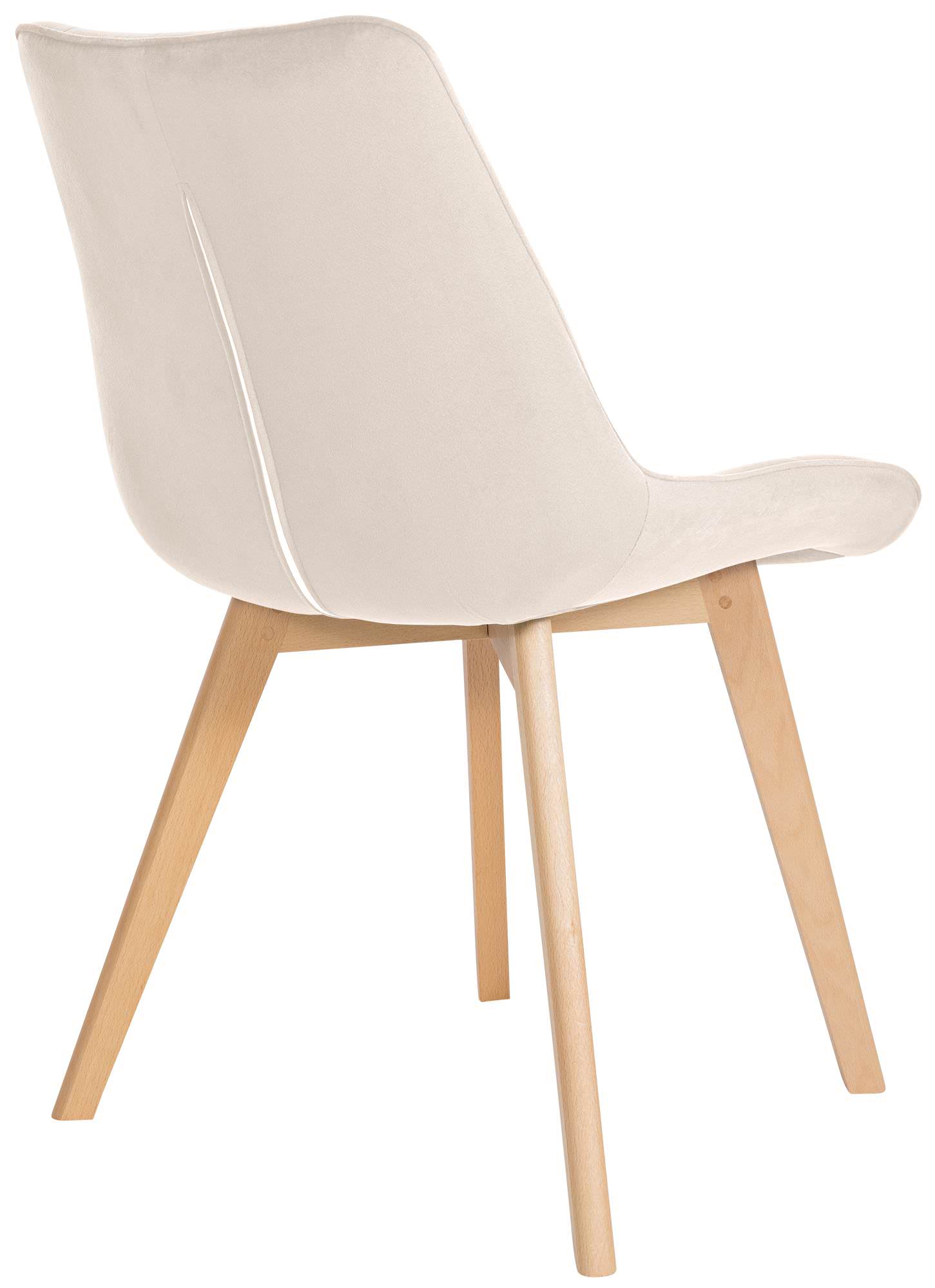 Set van 2 eetkamerstoelen Brook fluweel