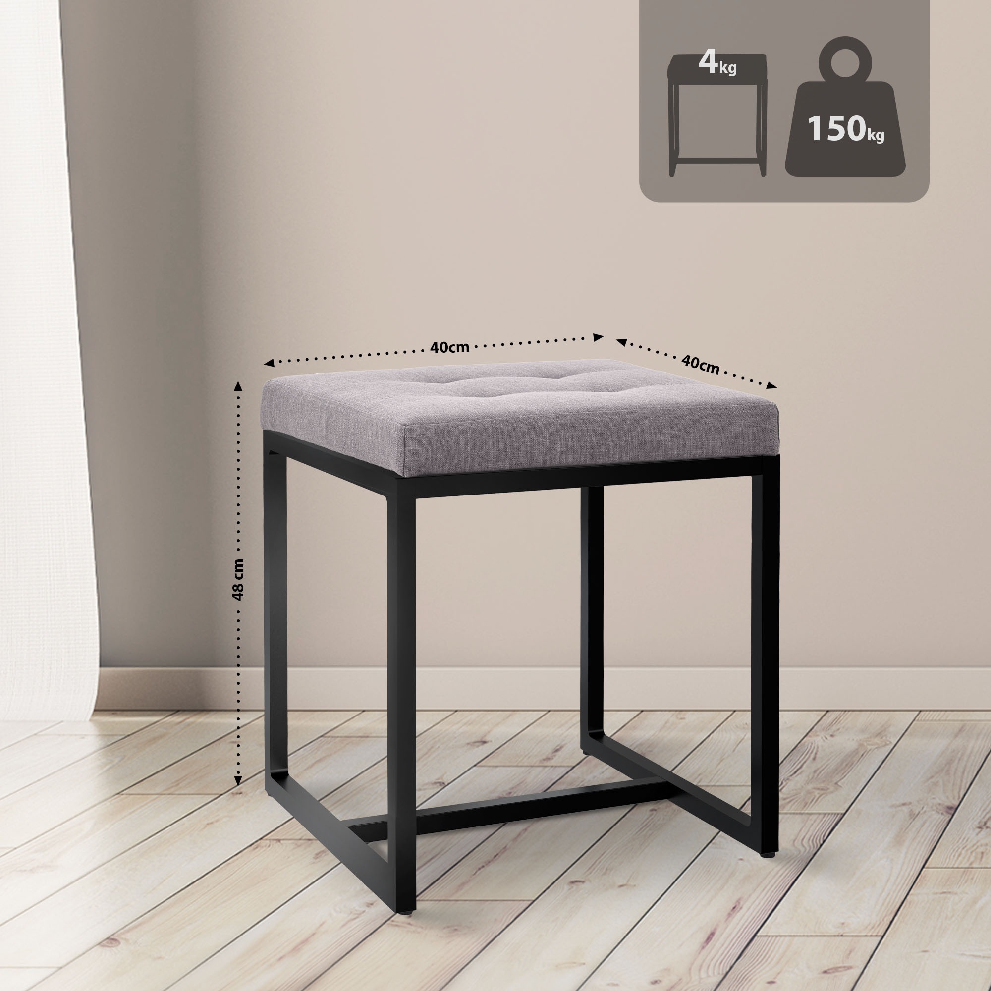 Barci kruk met zwart frame