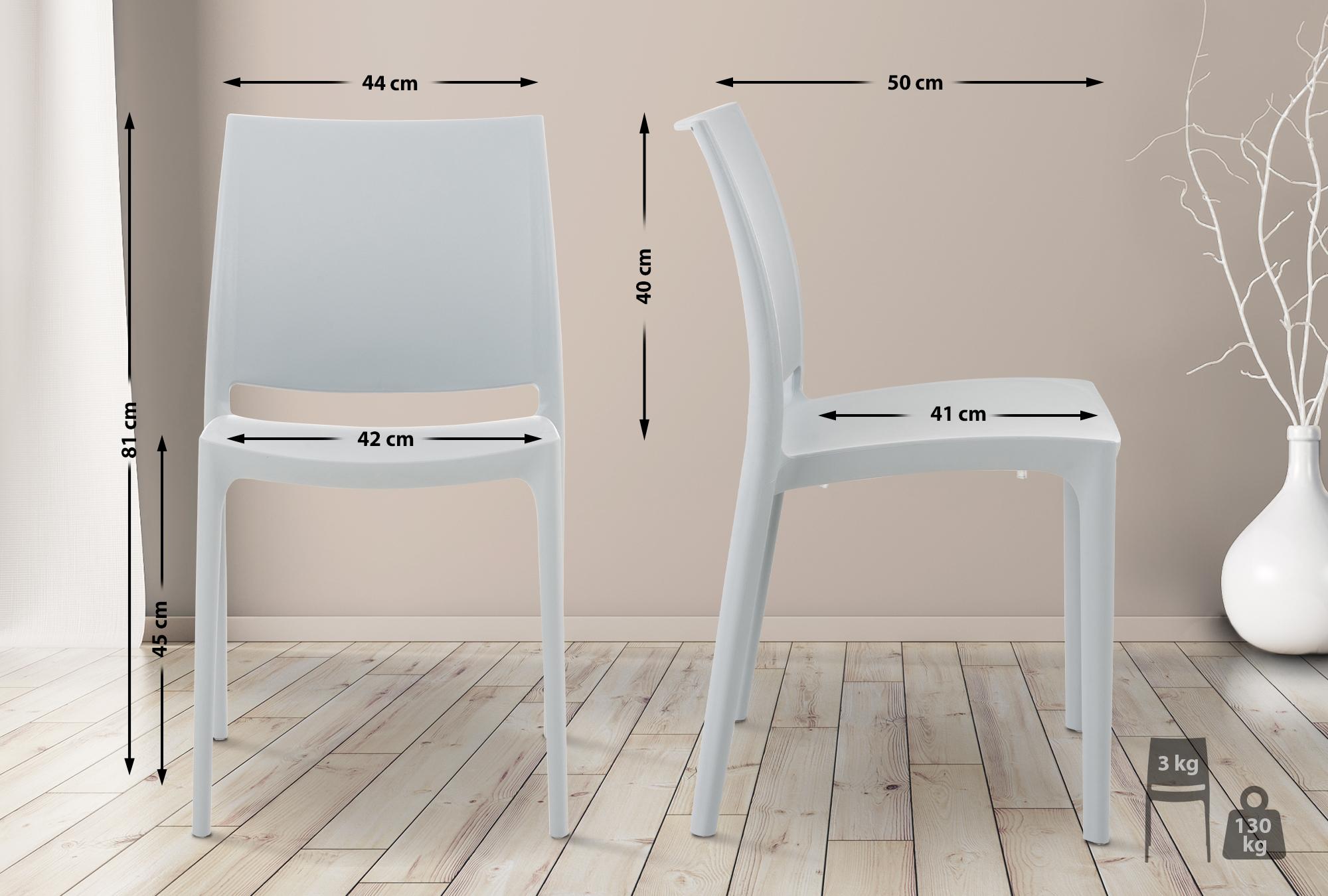 Set van 4 Maya stoelen