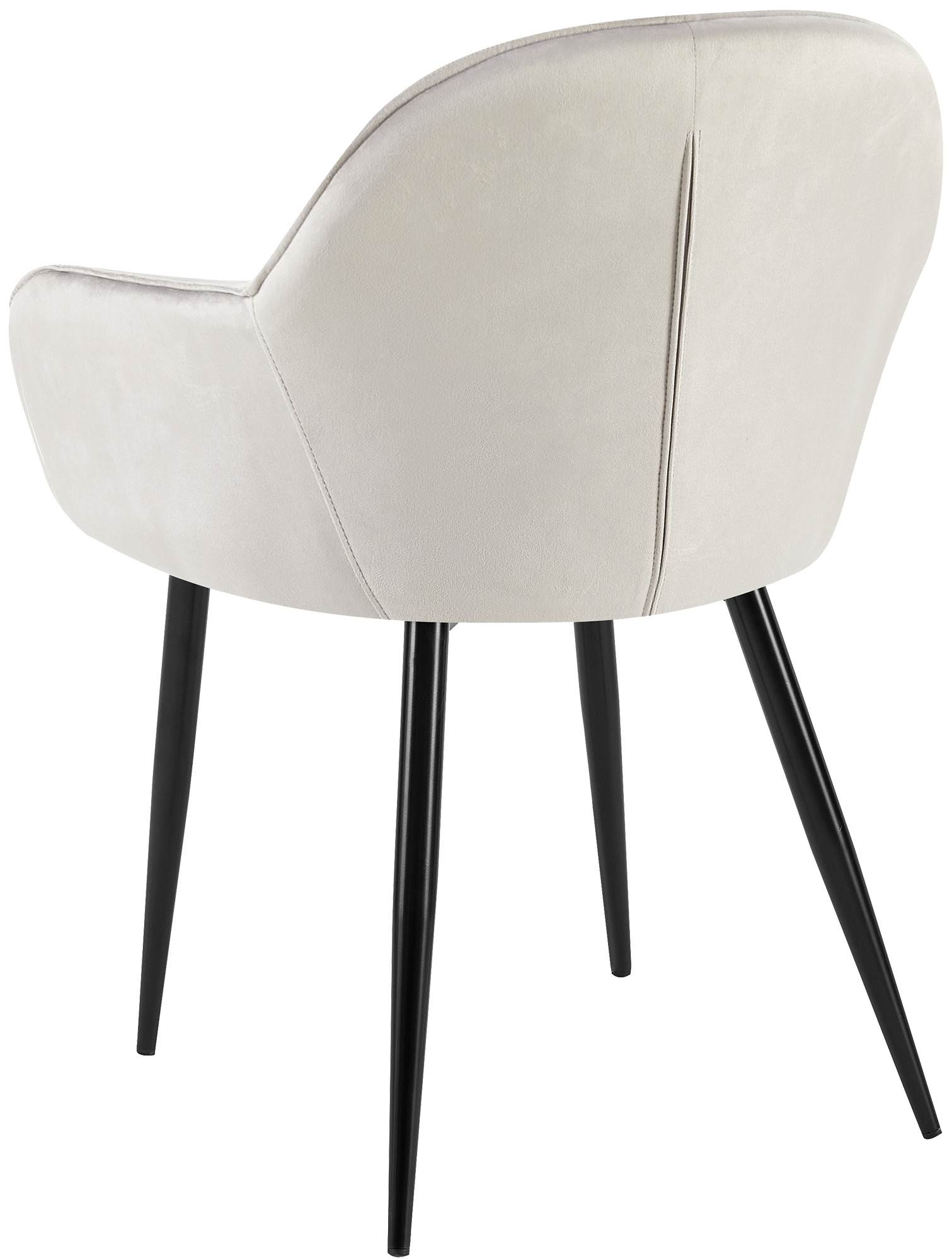 Set van 2 eetkamerstoelen Boise fluweel