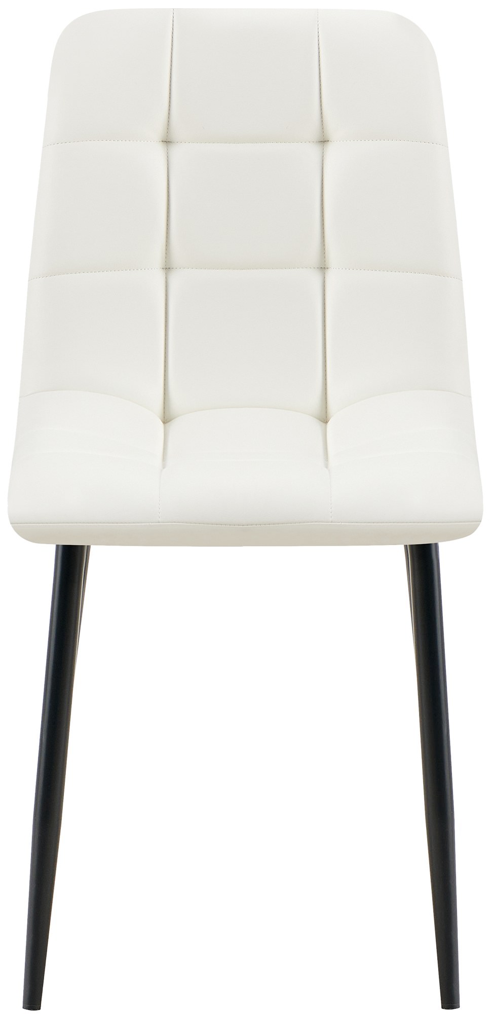 Set van 4 eetkamerstoelen Antibes kunstleer