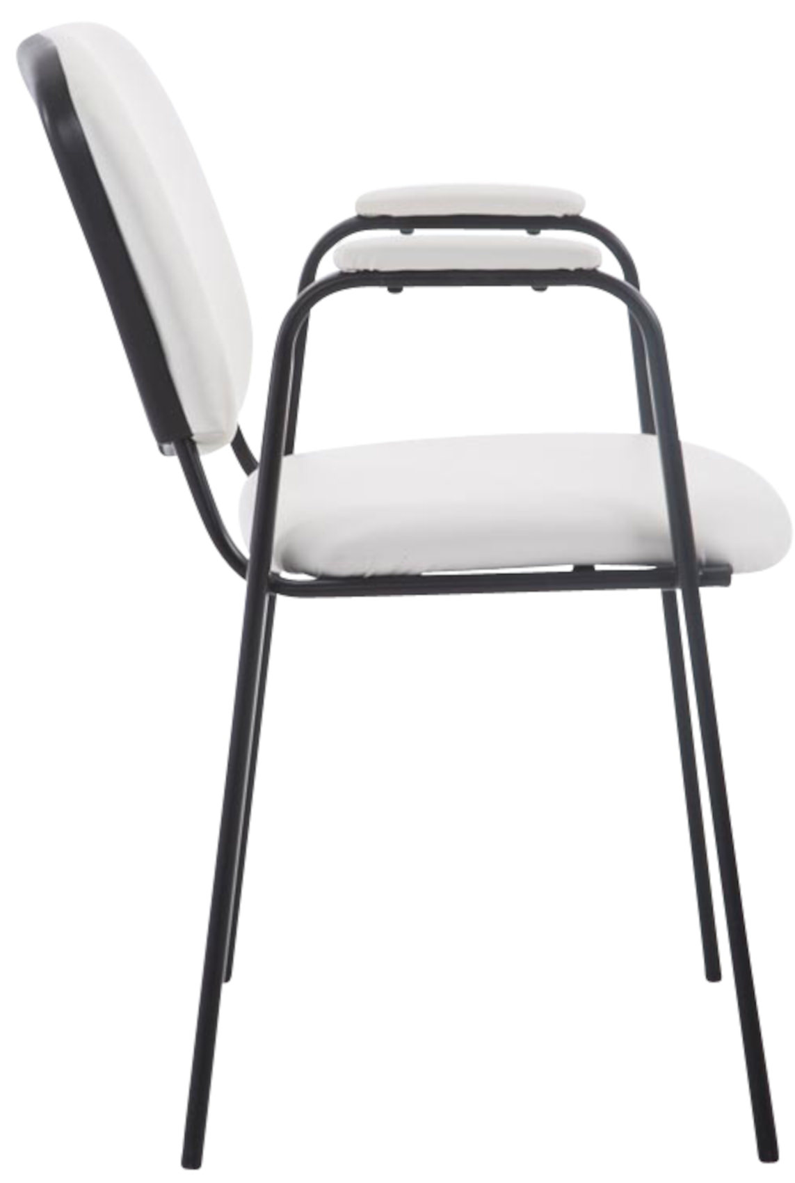 Set van 4 stapelstoelen Ken Pro kunstleer