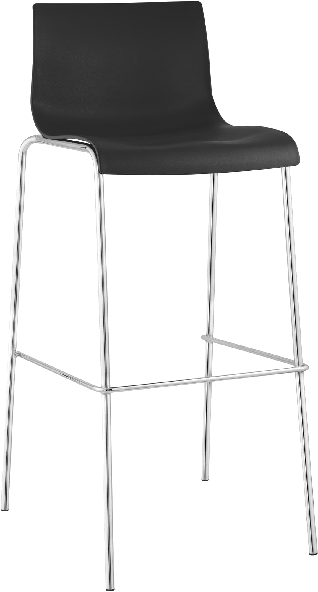 Barkruk Hover kunststof 4-potig frame