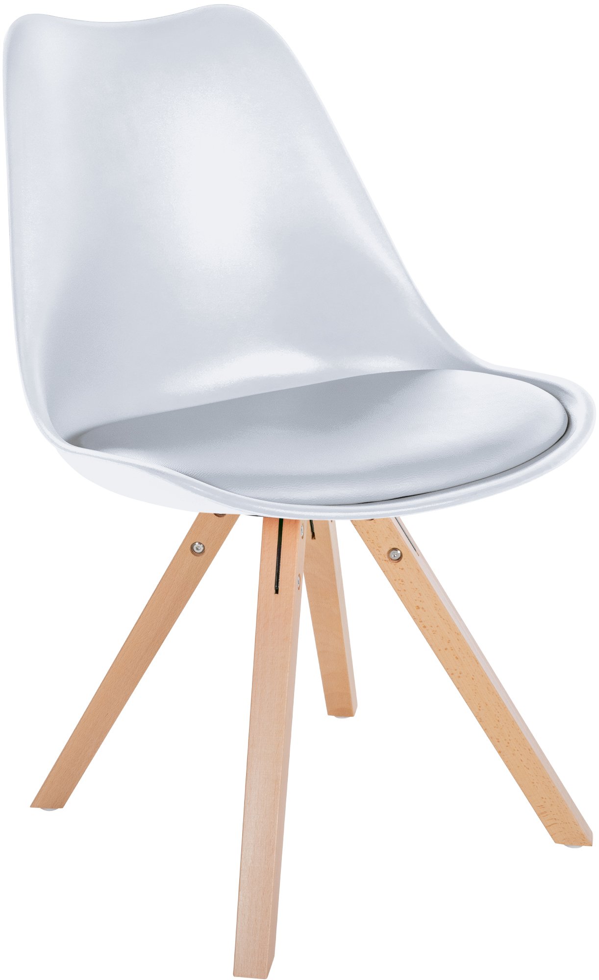 Set van 4 Eetkamerstoelen Sofia Kunststof