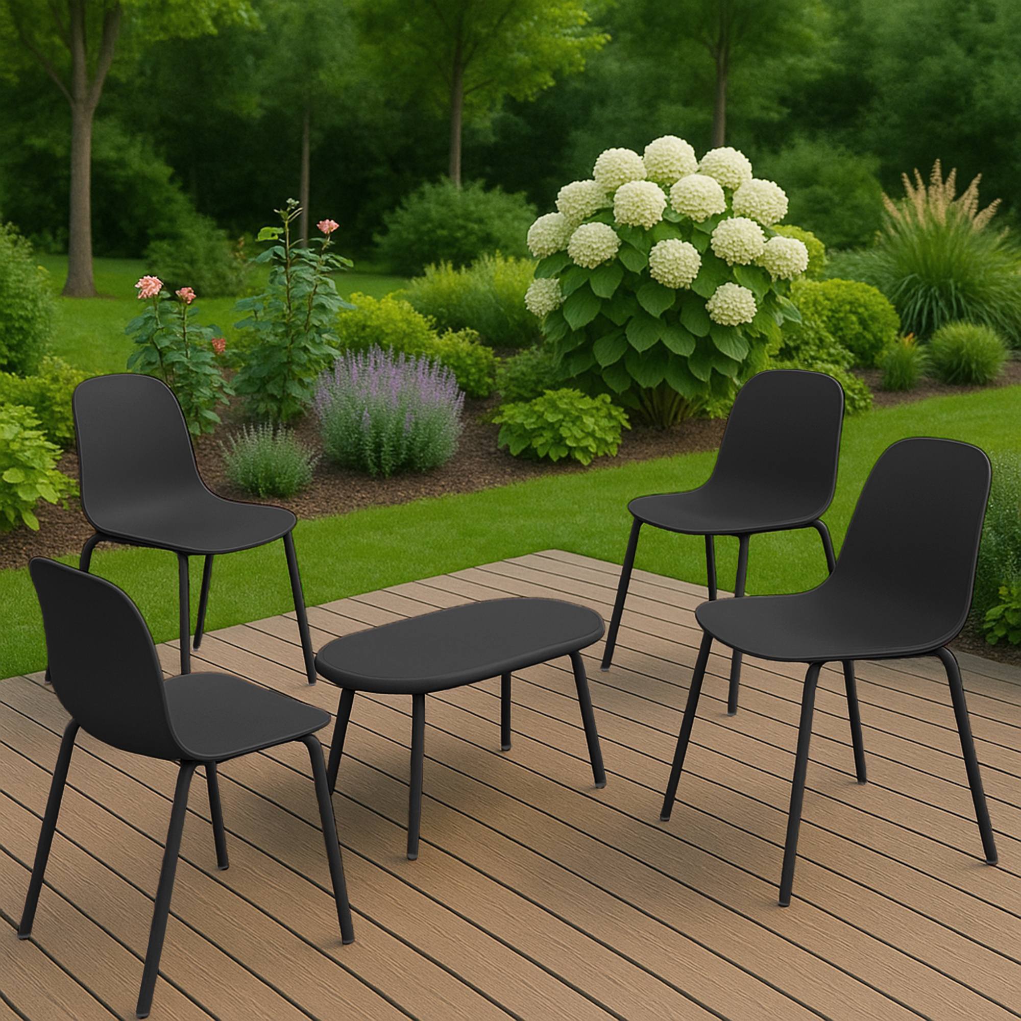 Tuinset Veldin 4-zits