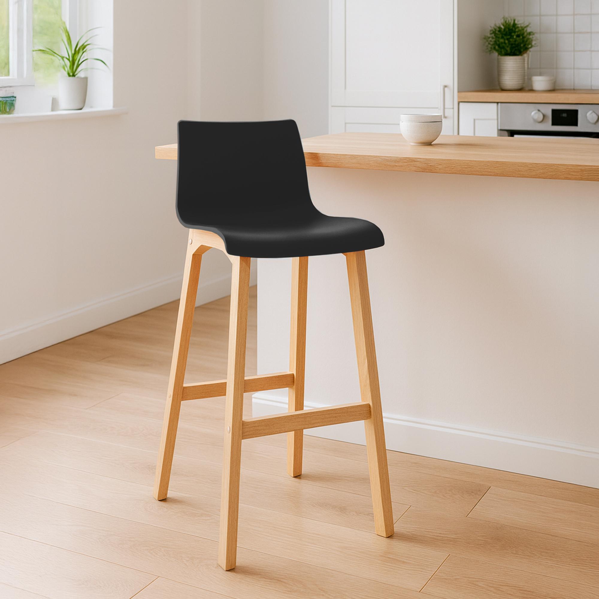 Barkruk Hover Kunststof Vierpootsframe Natura