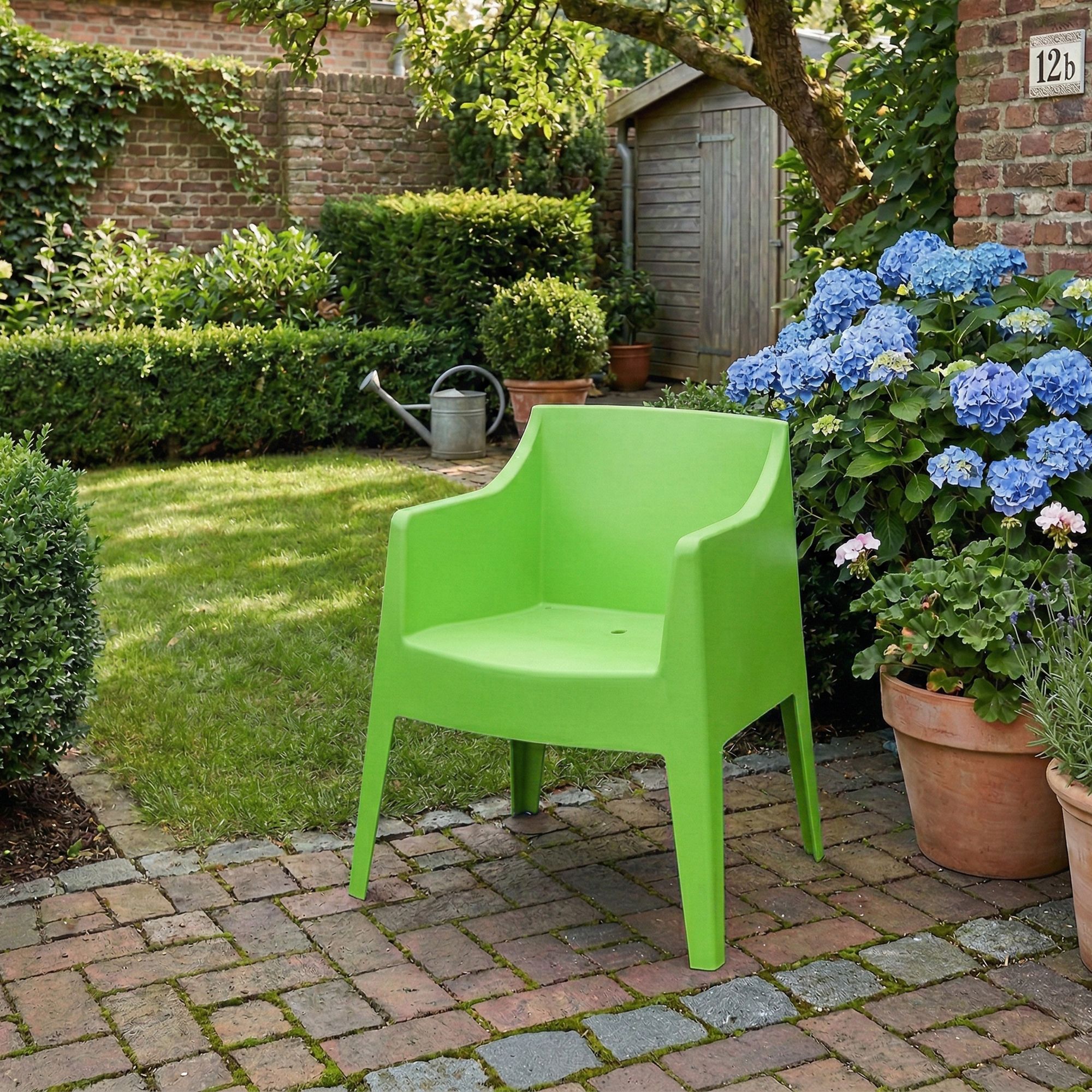 Set van 4 tuinstoelen Bartal