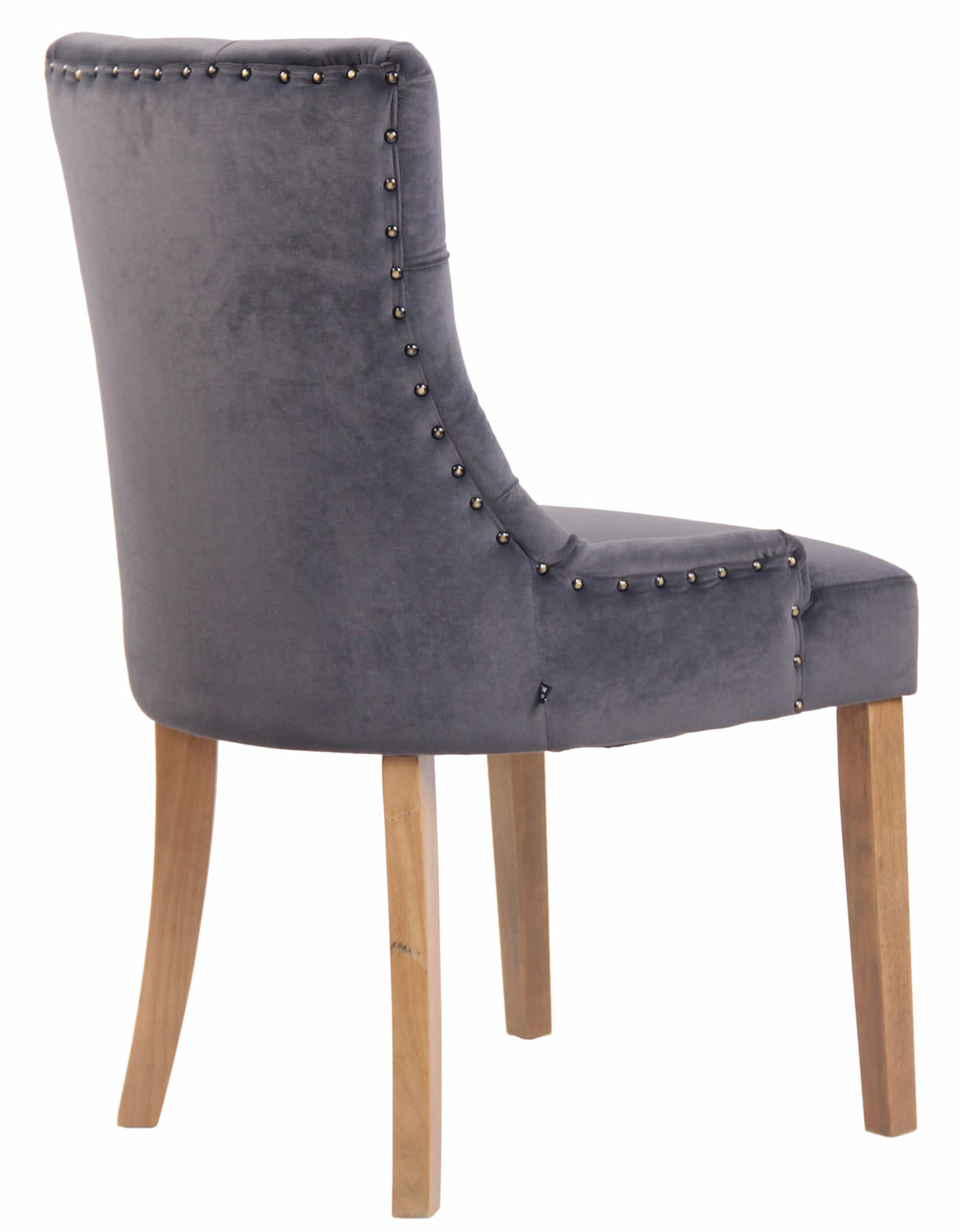 Set van 4 eetkamerstoelen Aberdeen Fluweel