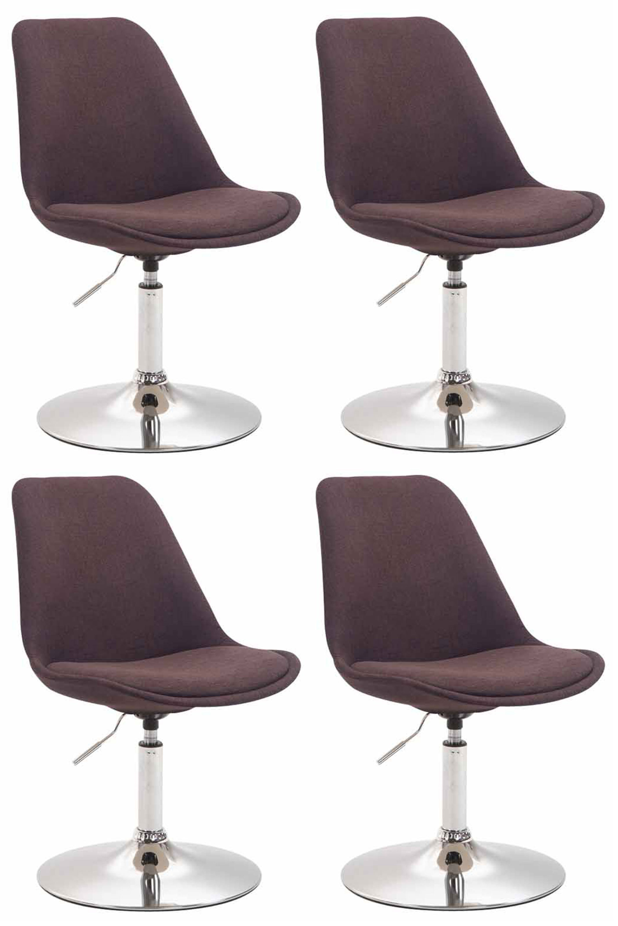 Set van 4 Eetkamerstoelen Maverick Stof