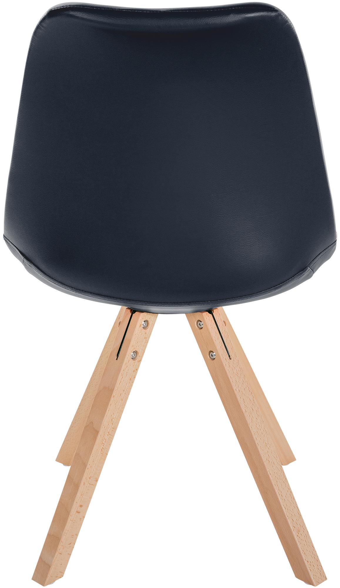 Set van 4 eetkamerstoelen Sofia kunstleer