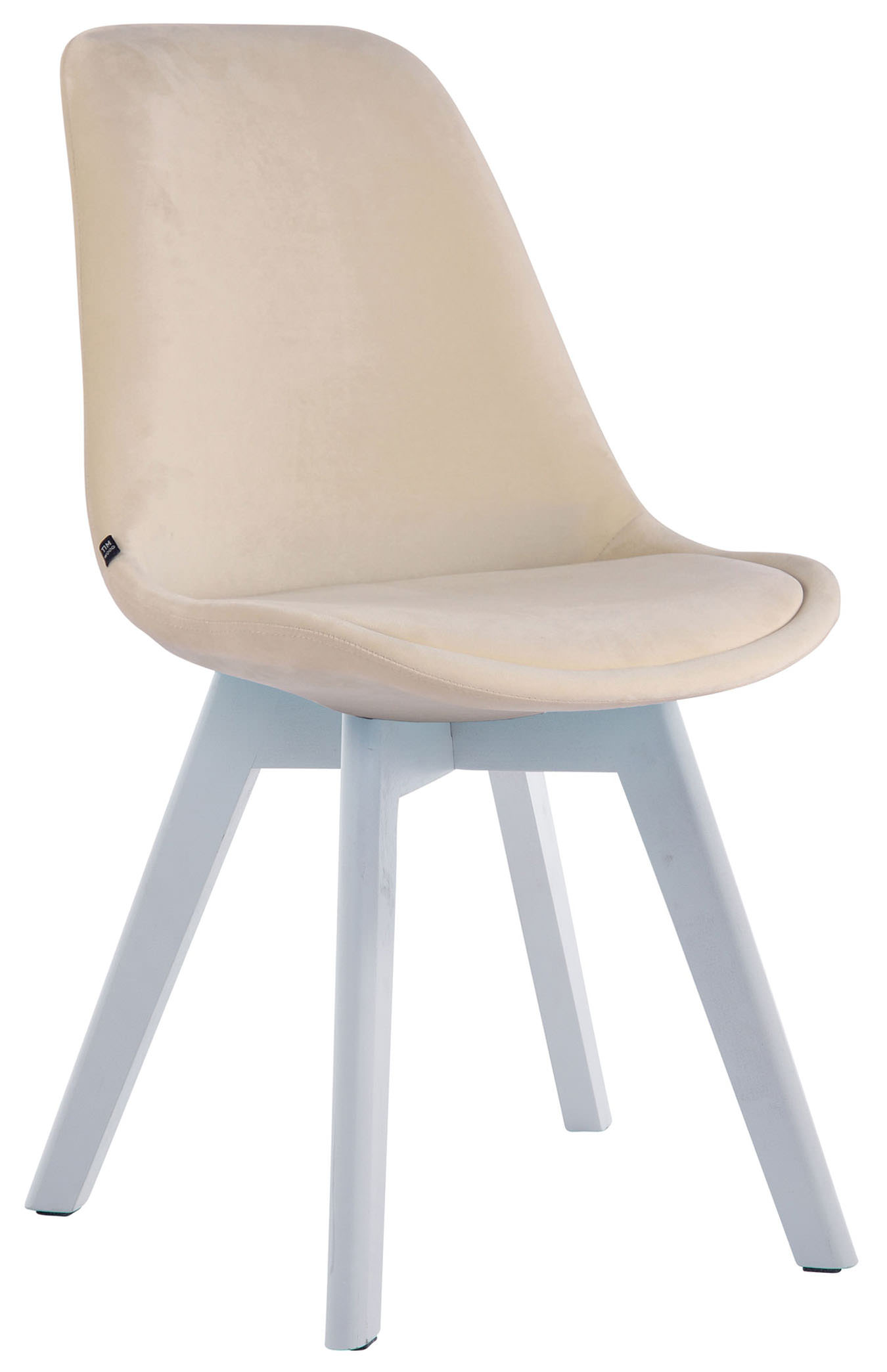 Set van 4 Eetkamerstoelen Borneo Fluweel