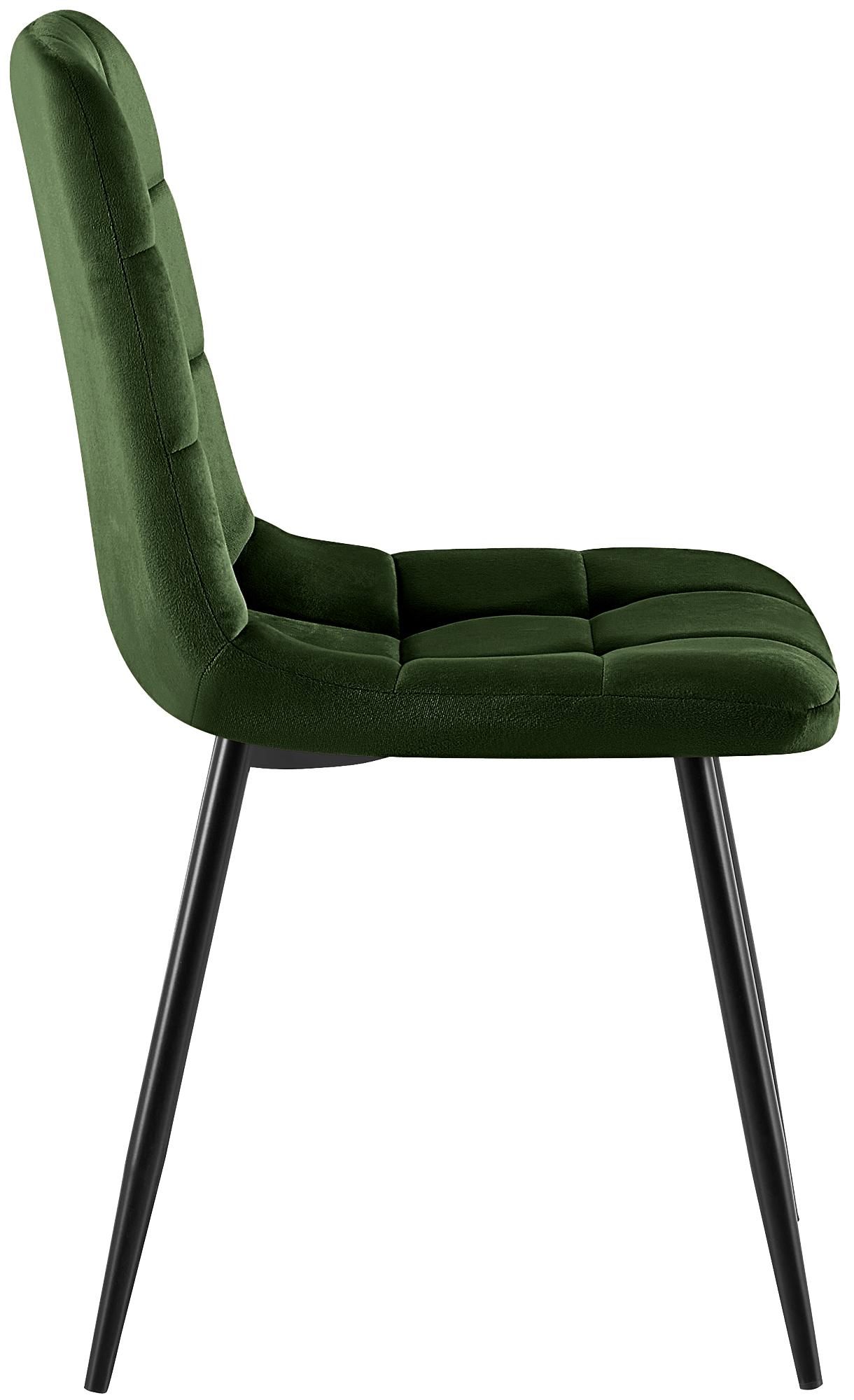 Set van 4 Eetkamerstoelen Antibes Fluweel