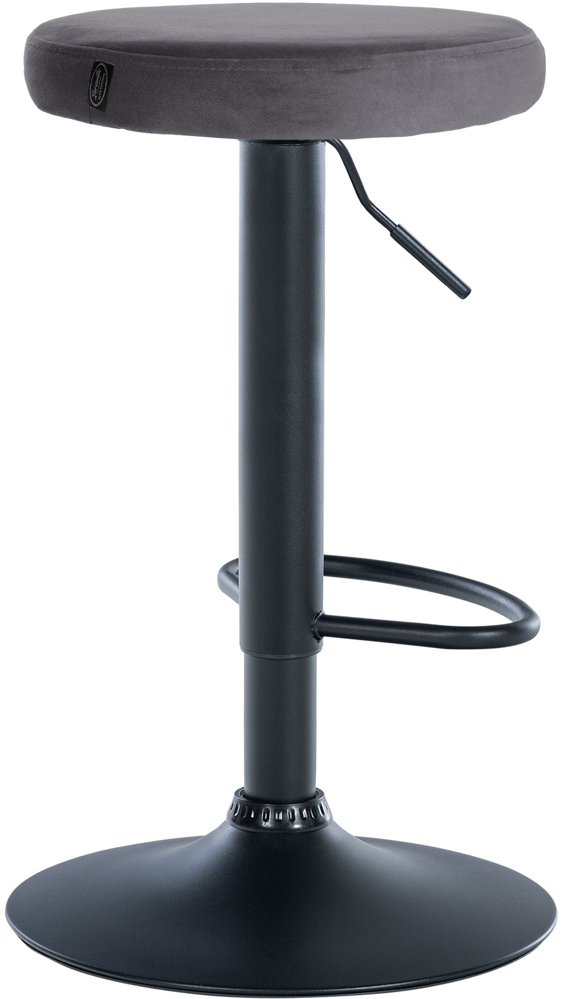 Set van 2 barkrukken Ponte fluweel