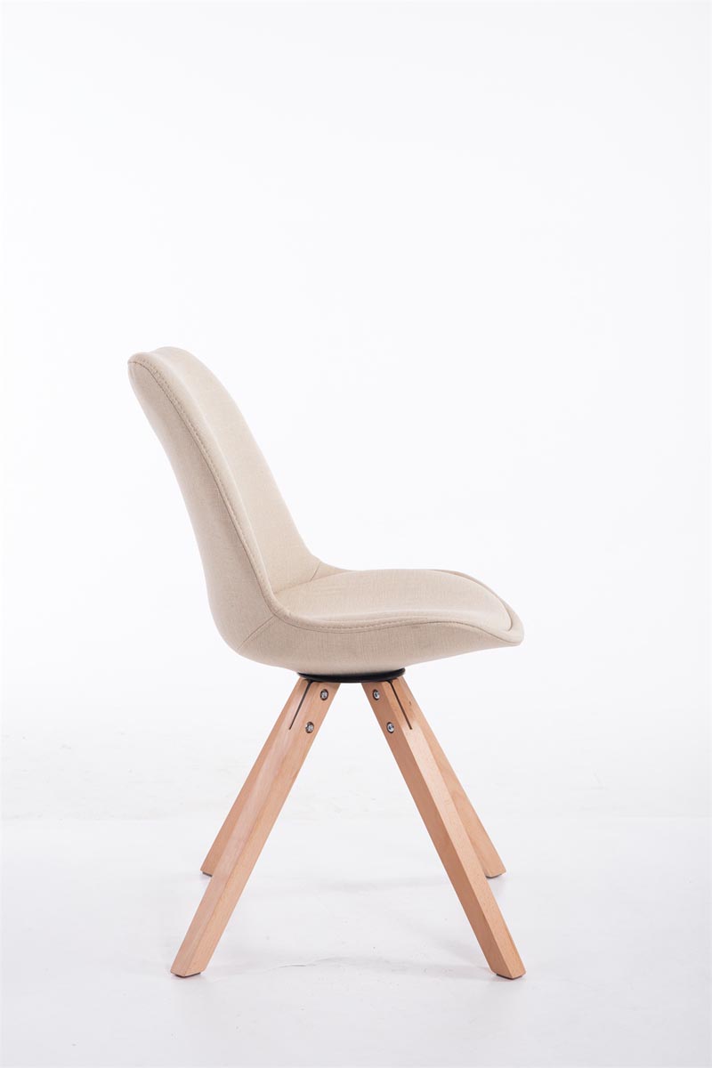 Bezoekersstoel Toulouse Vierkant frame Stof