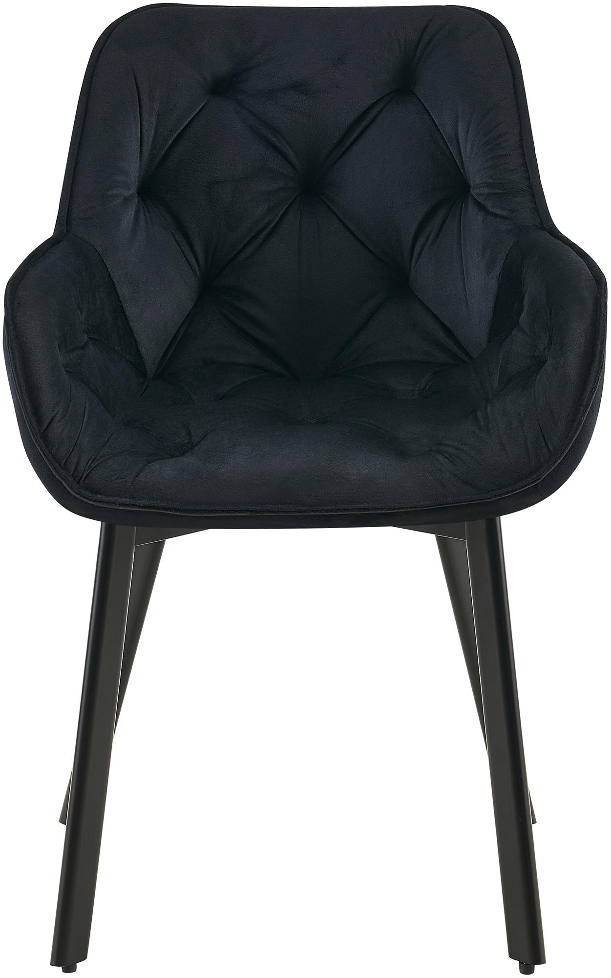 Set van 2 eetkamerstoelen Antigo Fluweel