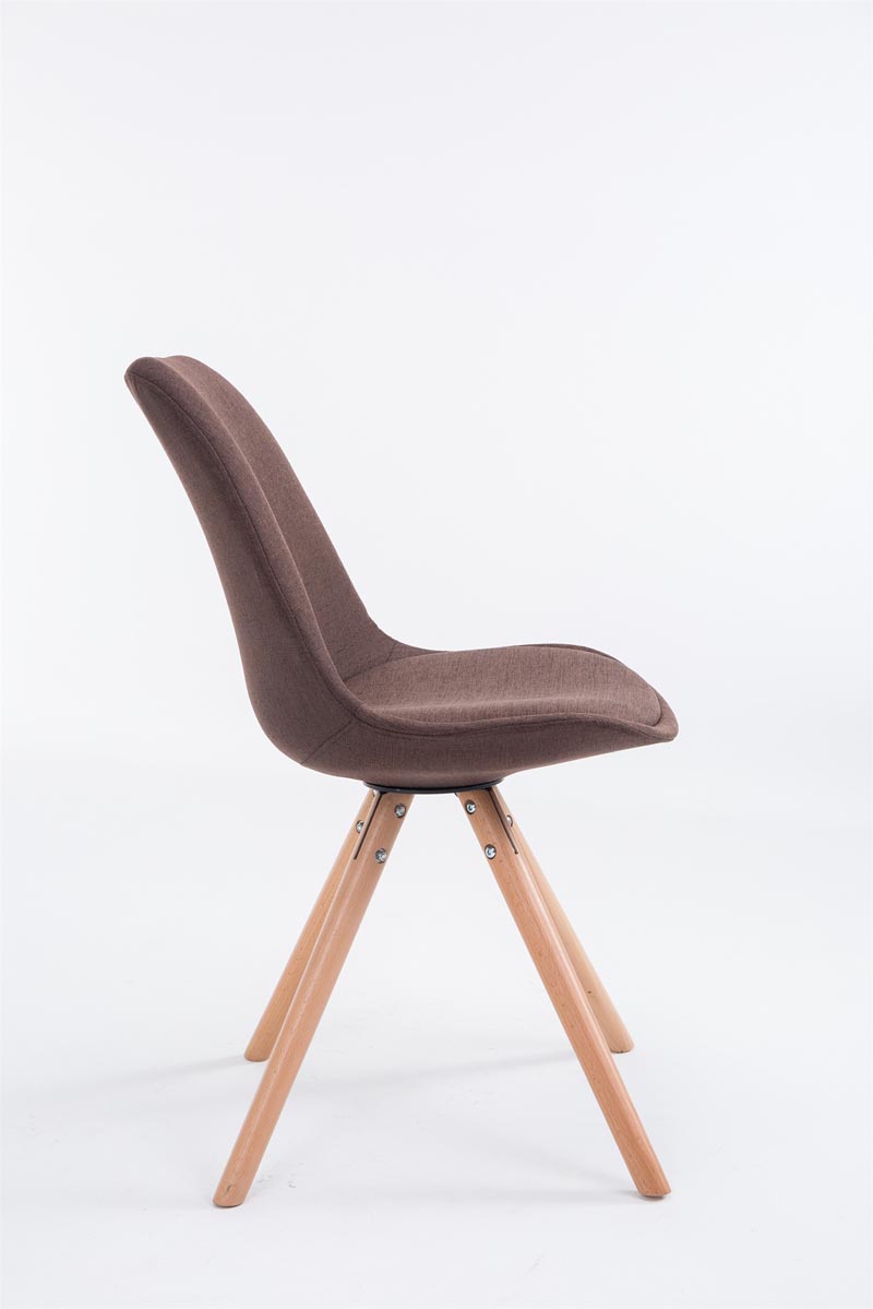Eetkamerstoel Toulouse Rond frame Stof