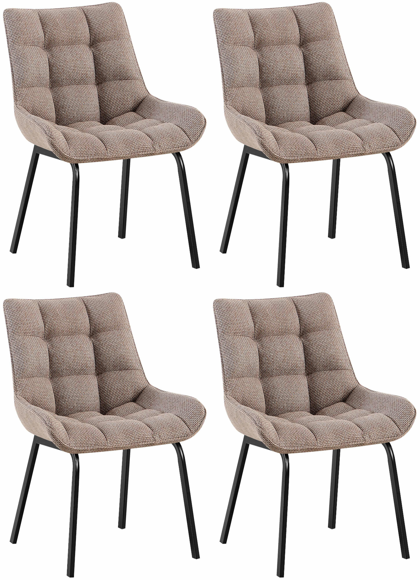 Set van 4 eetkamerstoelen Saranda