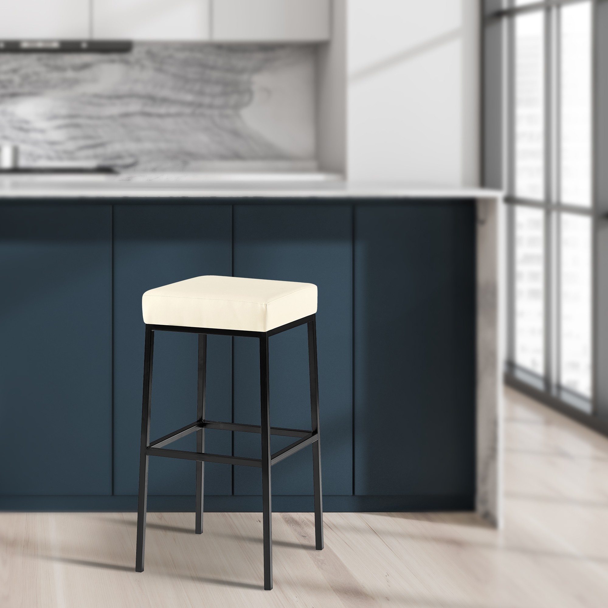 Barkruk Montreal kunstleer bekleding