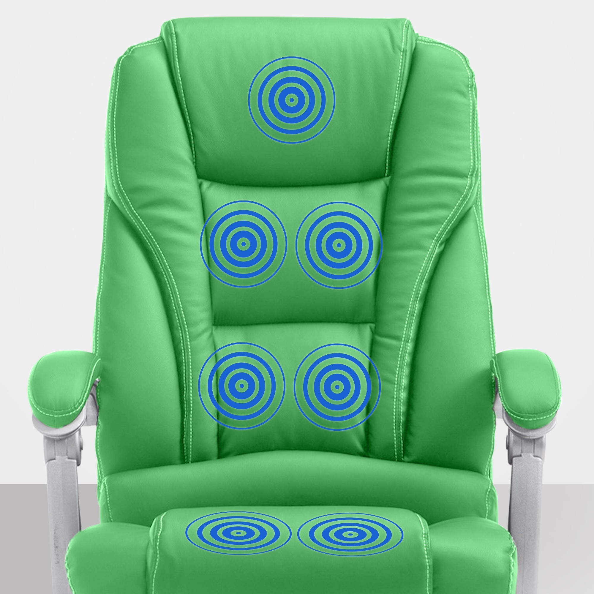 Pacific bureaustoel met massagefunctie V2 kunstleer