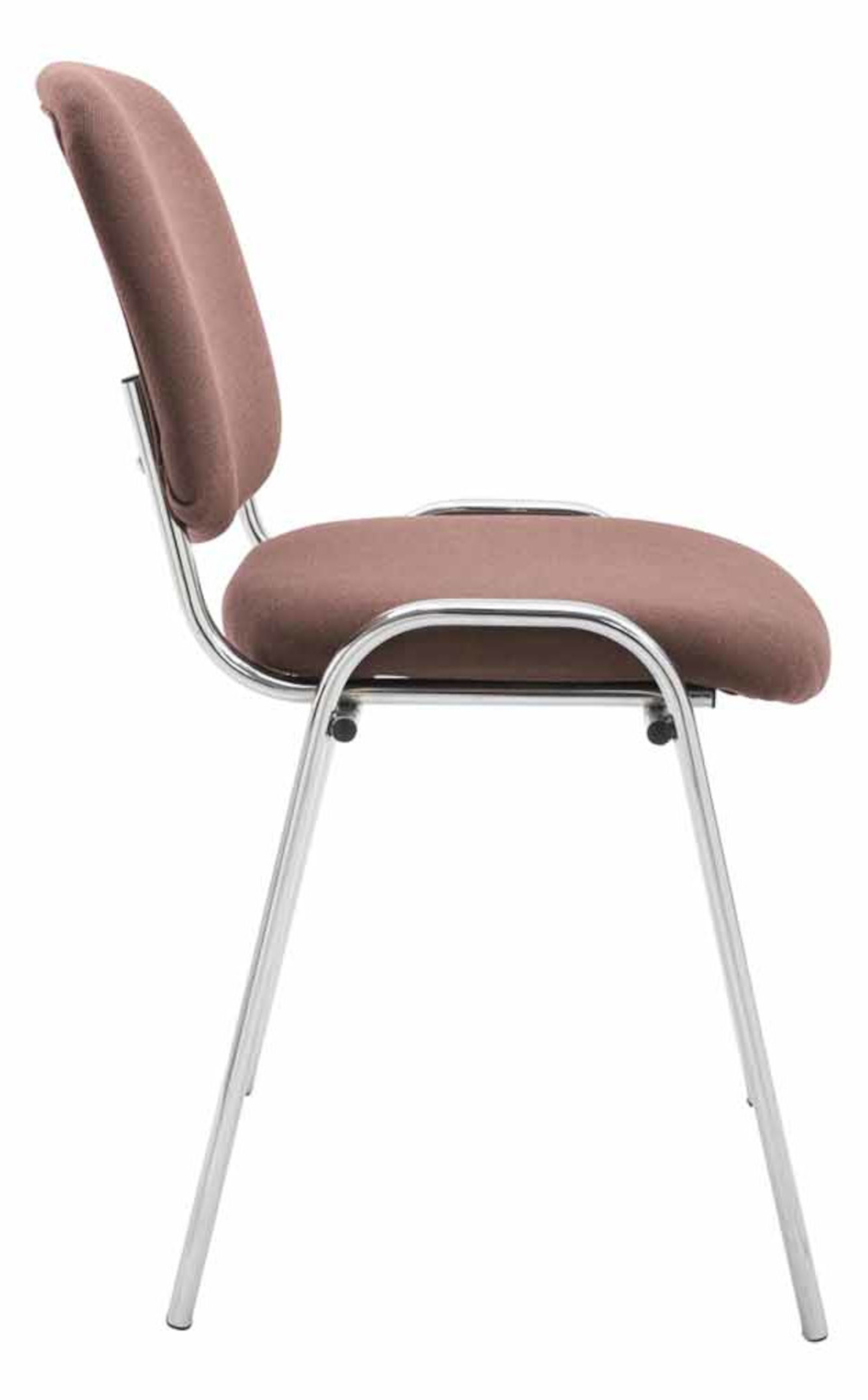 Set van 4 stoelen Ken Chroom - Stof