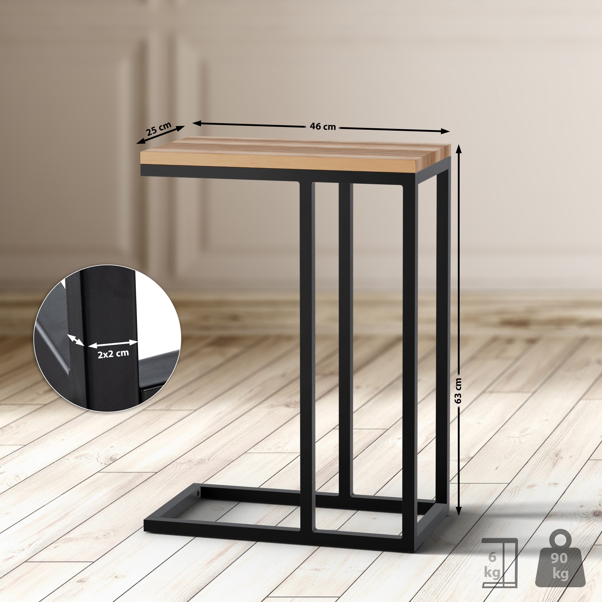 Bijzettafel Manteo