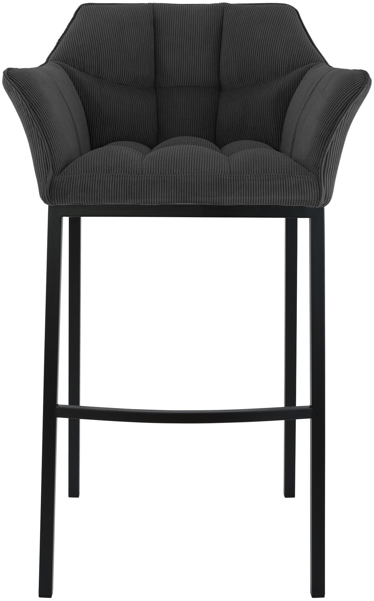 Barkruk Damaso Cord met Vierpootsframe