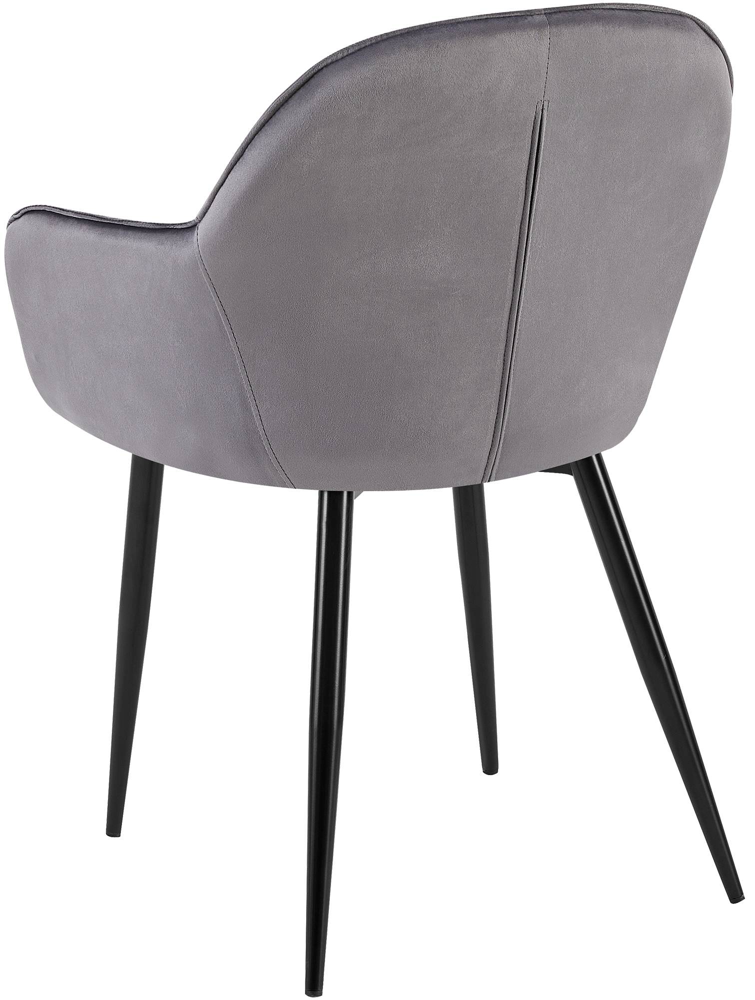 Set van 2 eetkamerstoelen Boise fluweel