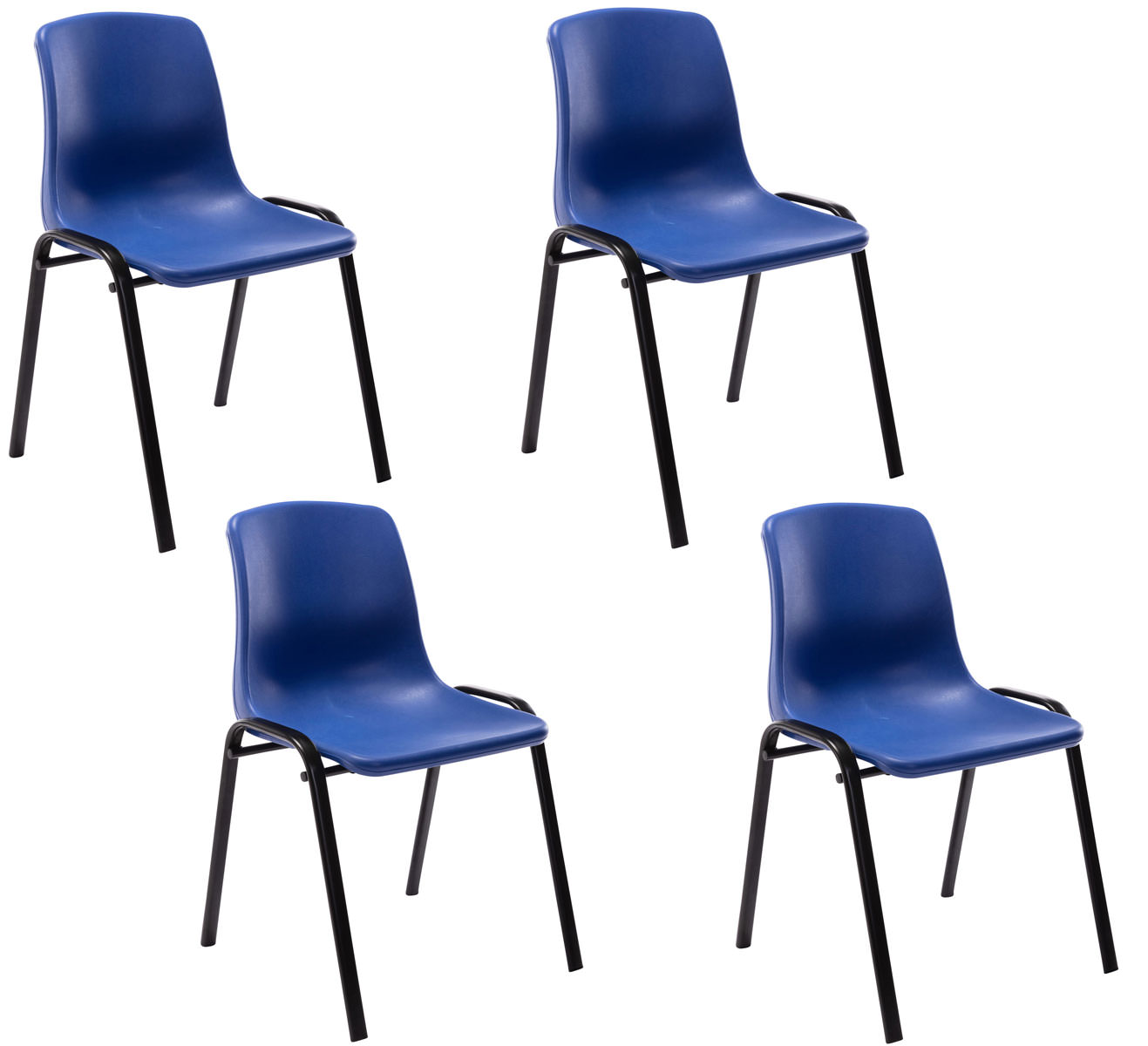 Set van 4 stapelstoelen Nowra