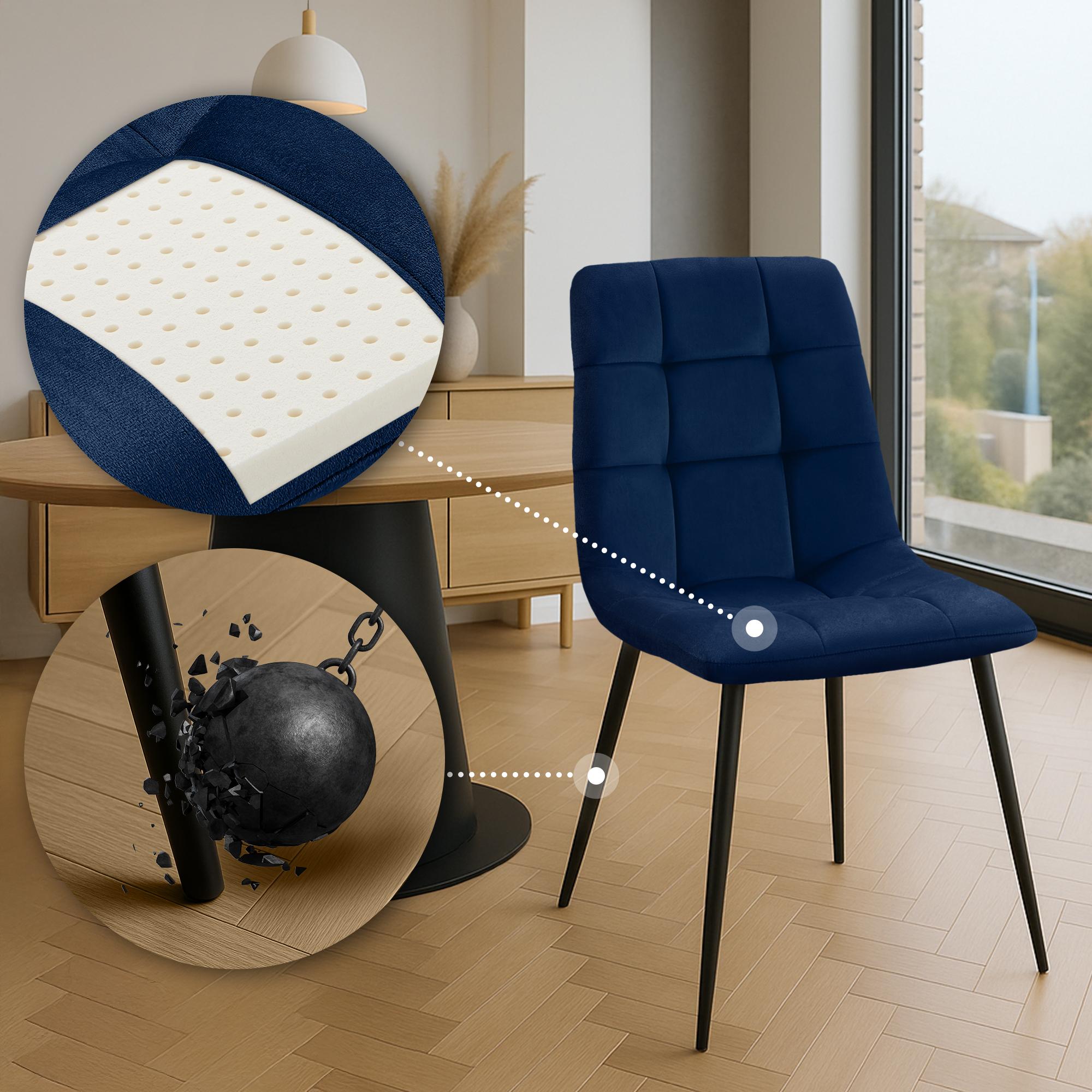 Set van 4 eetkamerstoel Tilde