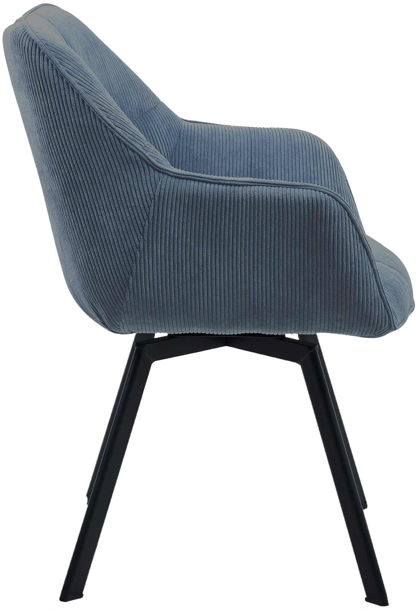 Set van 2 eetkamerstoelen Jordi Cord