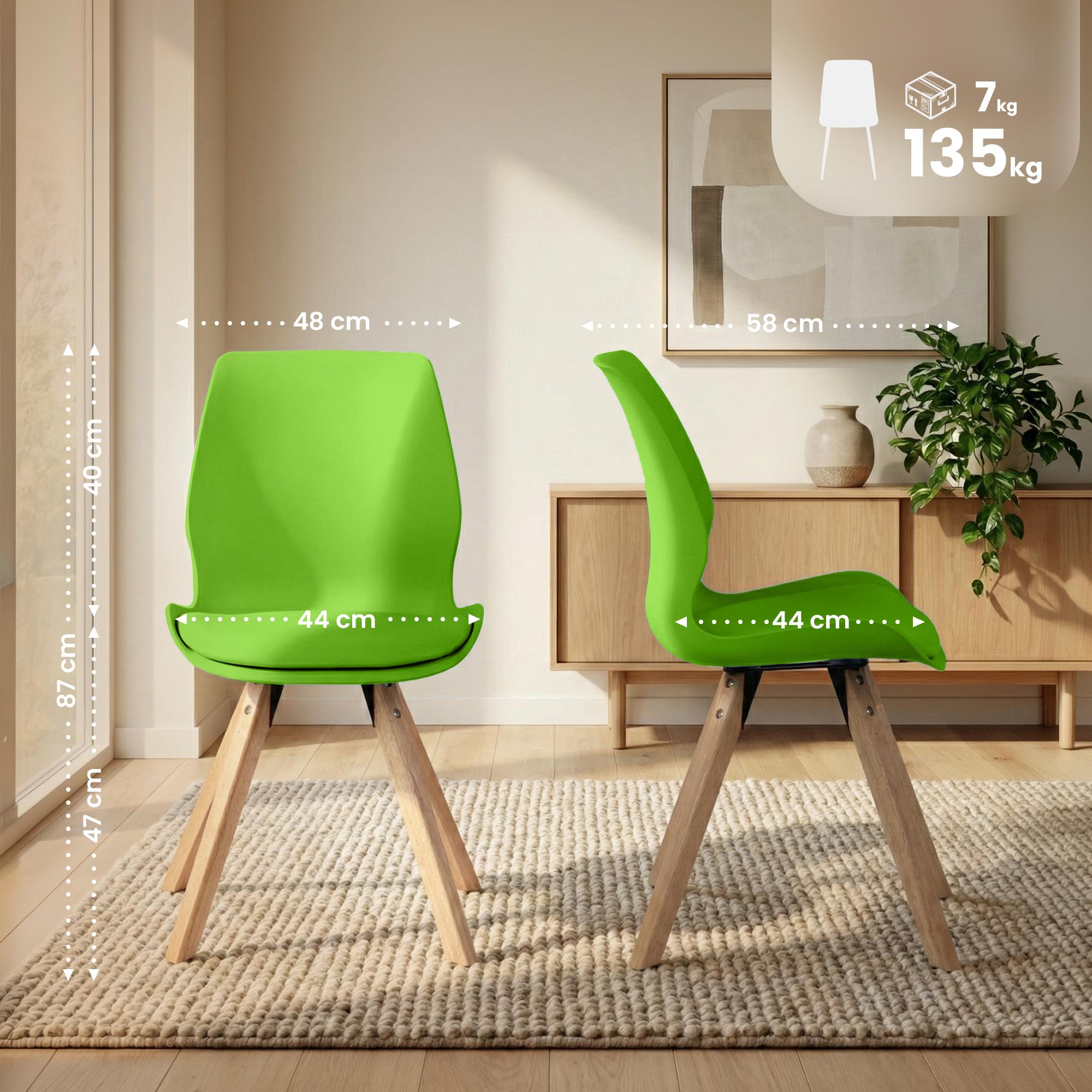 Set van 4 stoelen Luna