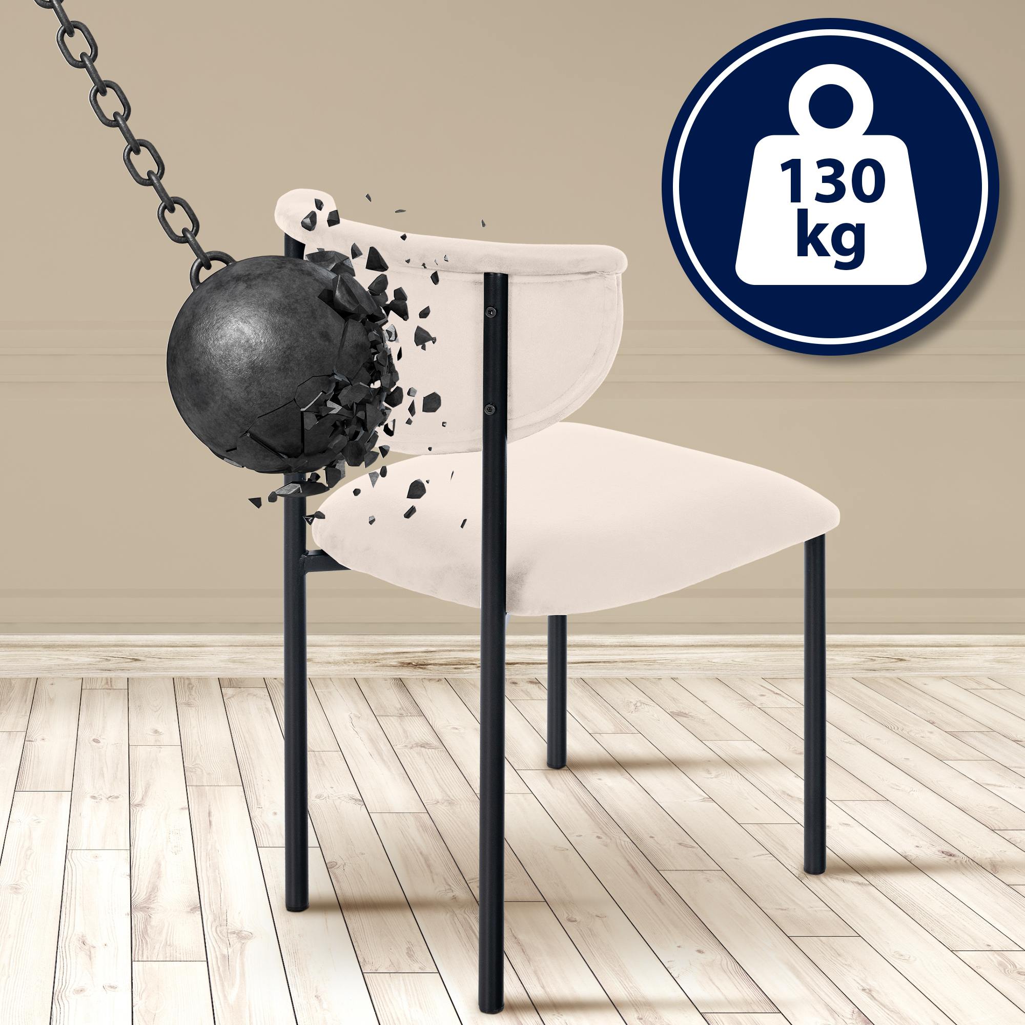 Eetkamerstoel Gambell fluweel