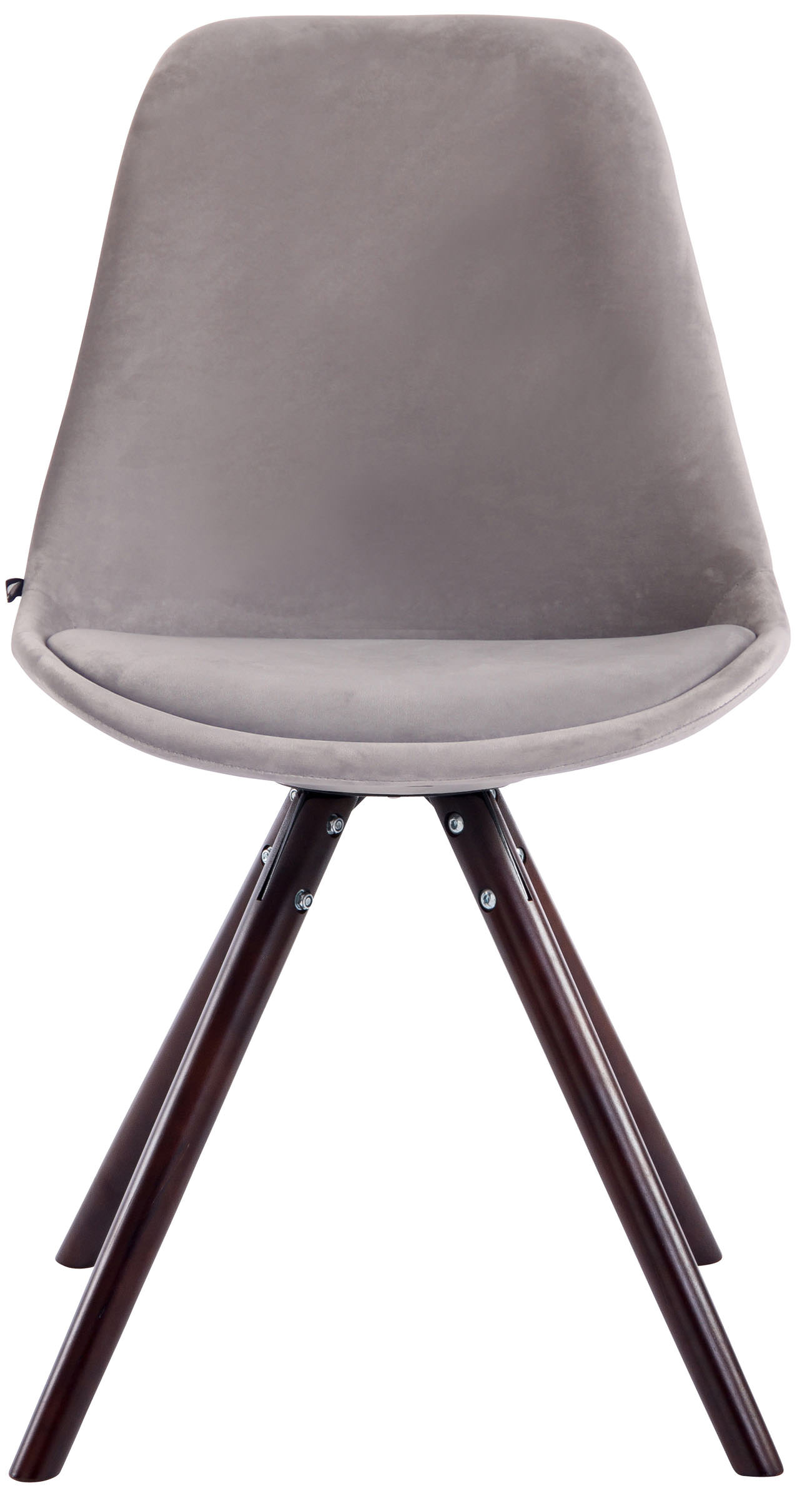 Eetkamerstoel Toulouse fluweel rond frame