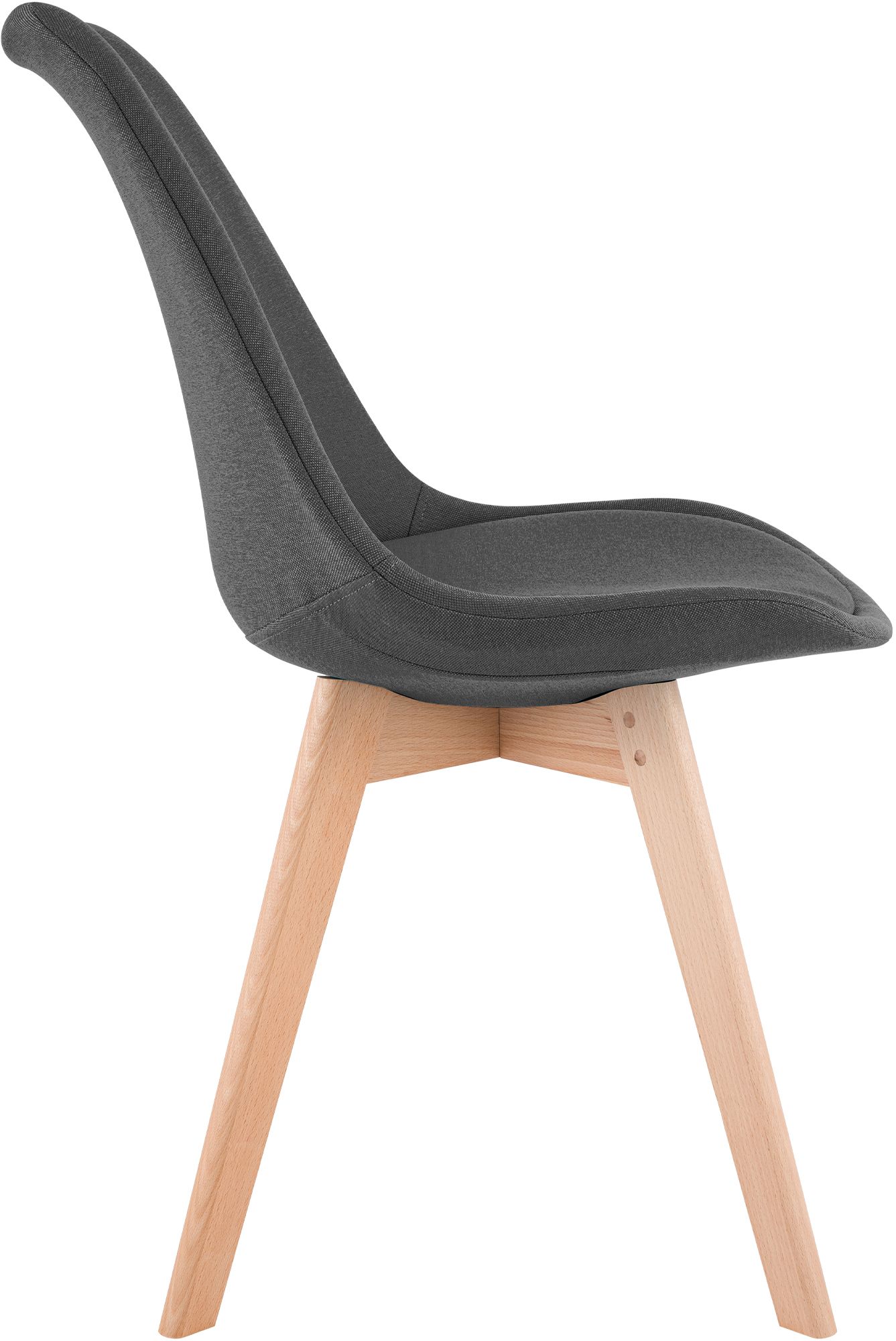 4-delige set Linares eetkamerstoelen