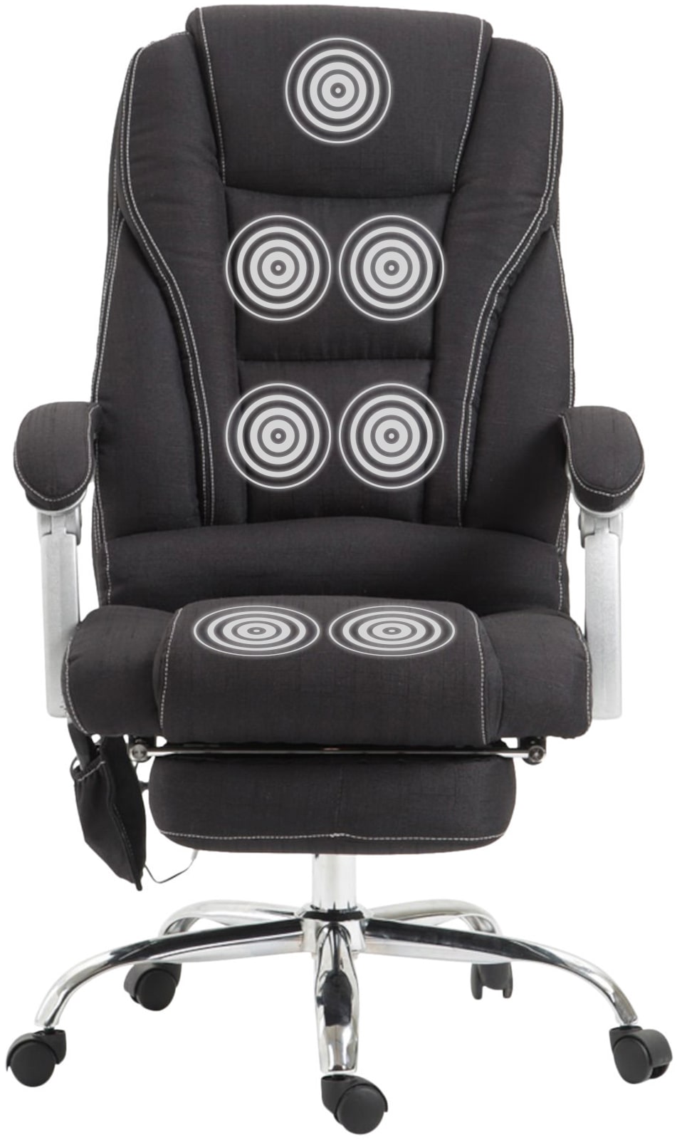 Bureaustoel Pacific Stof met Massagefunctie