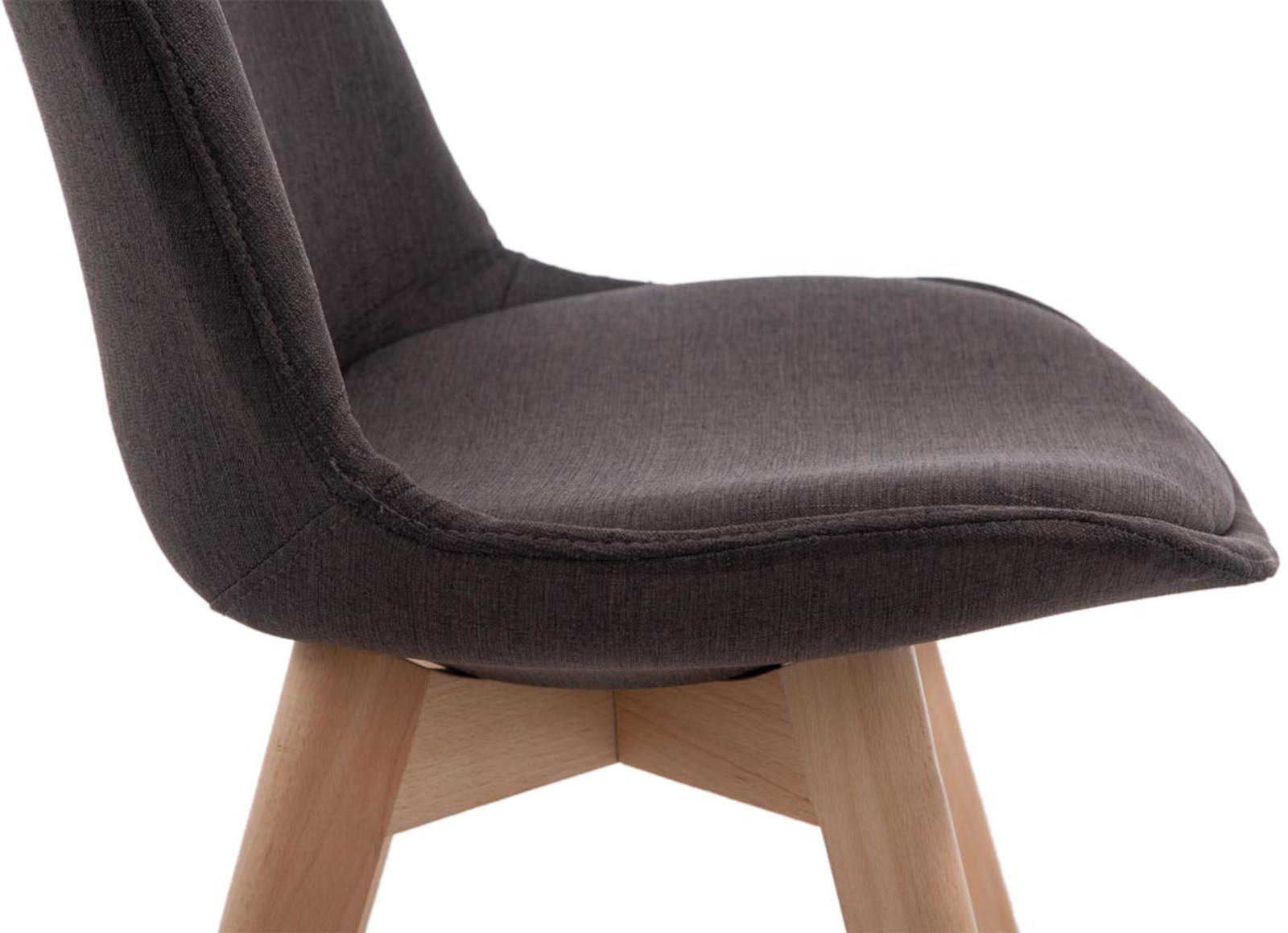 Set van 4 eetkamerstoelen Borneo V2 Stof