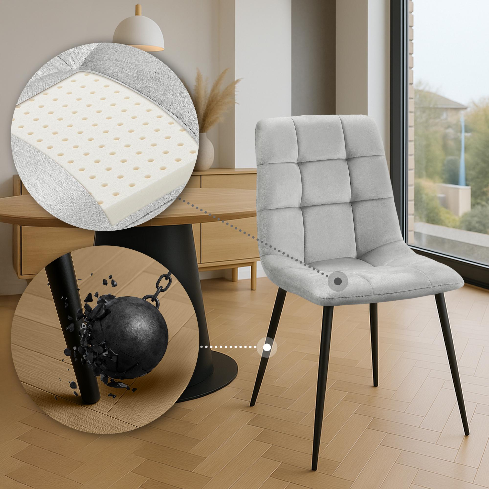 Set van 4 eetkamerstoel Tilde