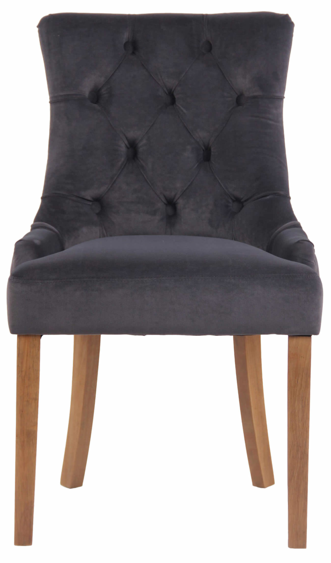 Set van 4 eetkamerstoelen Aberdeen Fluweel