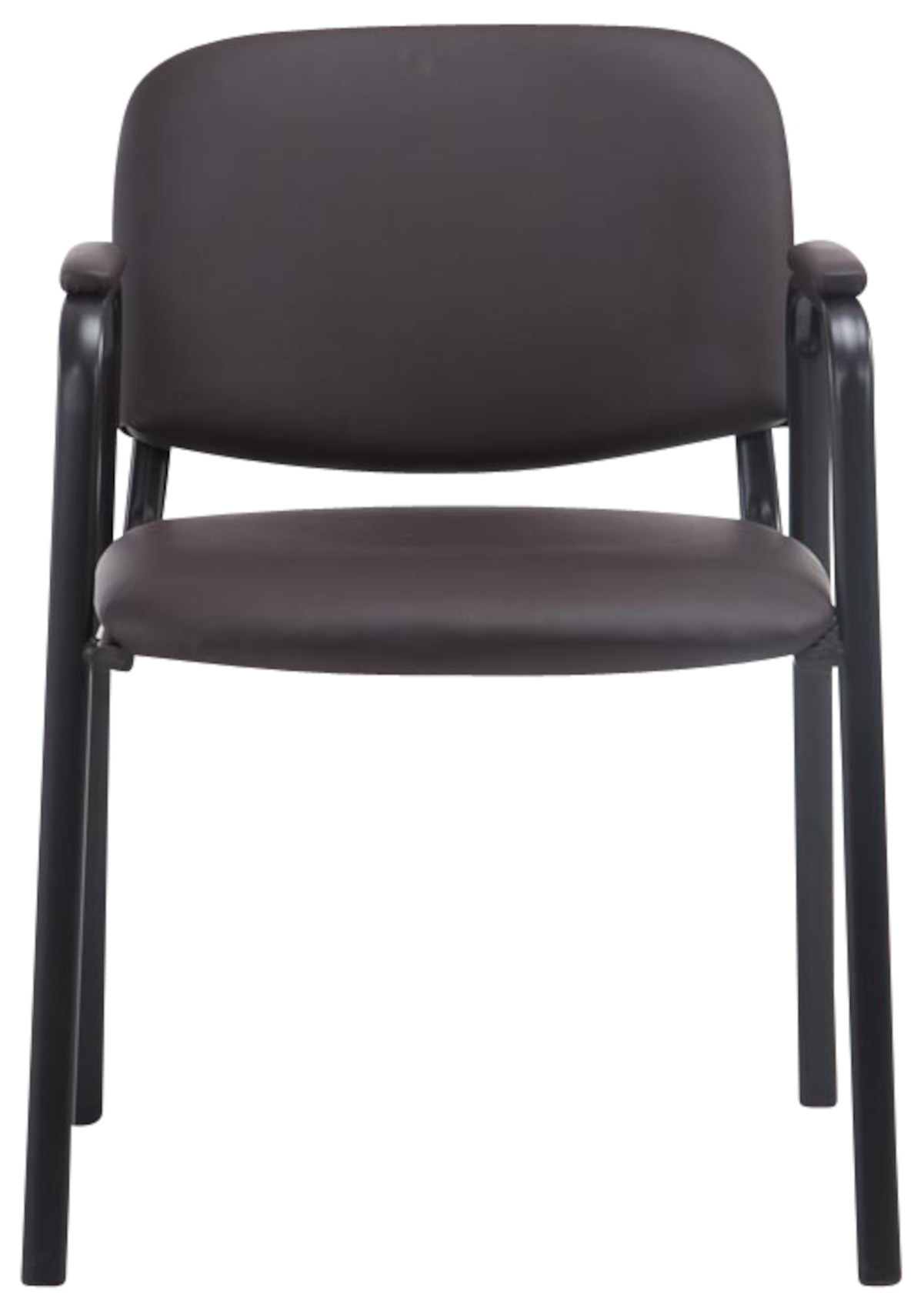 Set van 4 stapelstoelen Ken Pro kunstleer