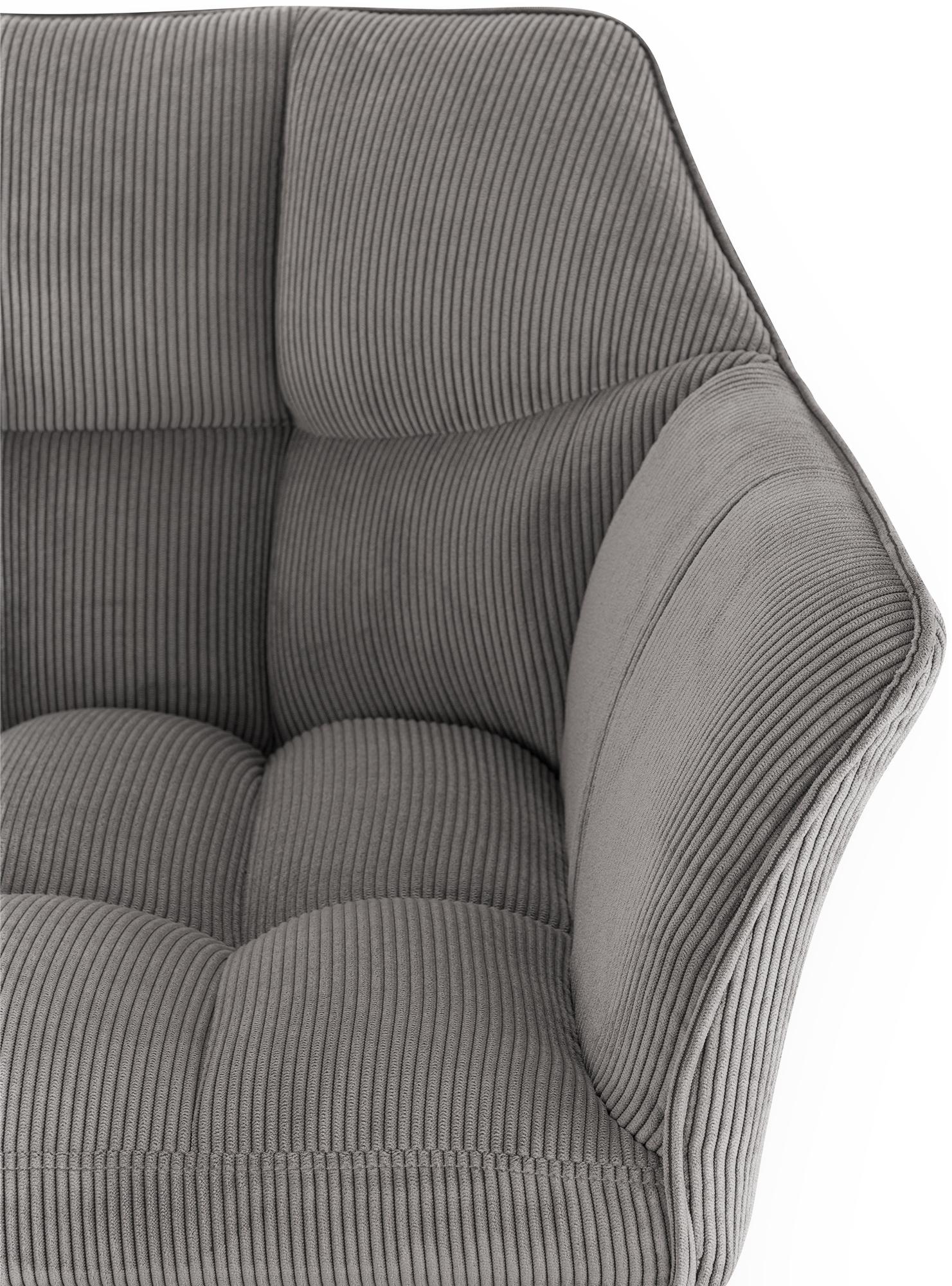 Barkruk Damaso Cord met Vierpootsframe