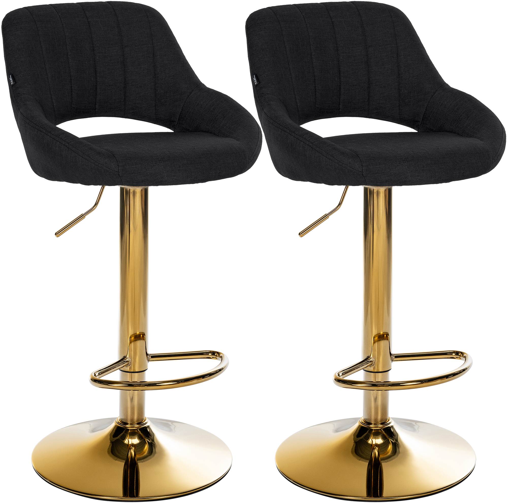 Set van 2 barkrukken Milet, stof