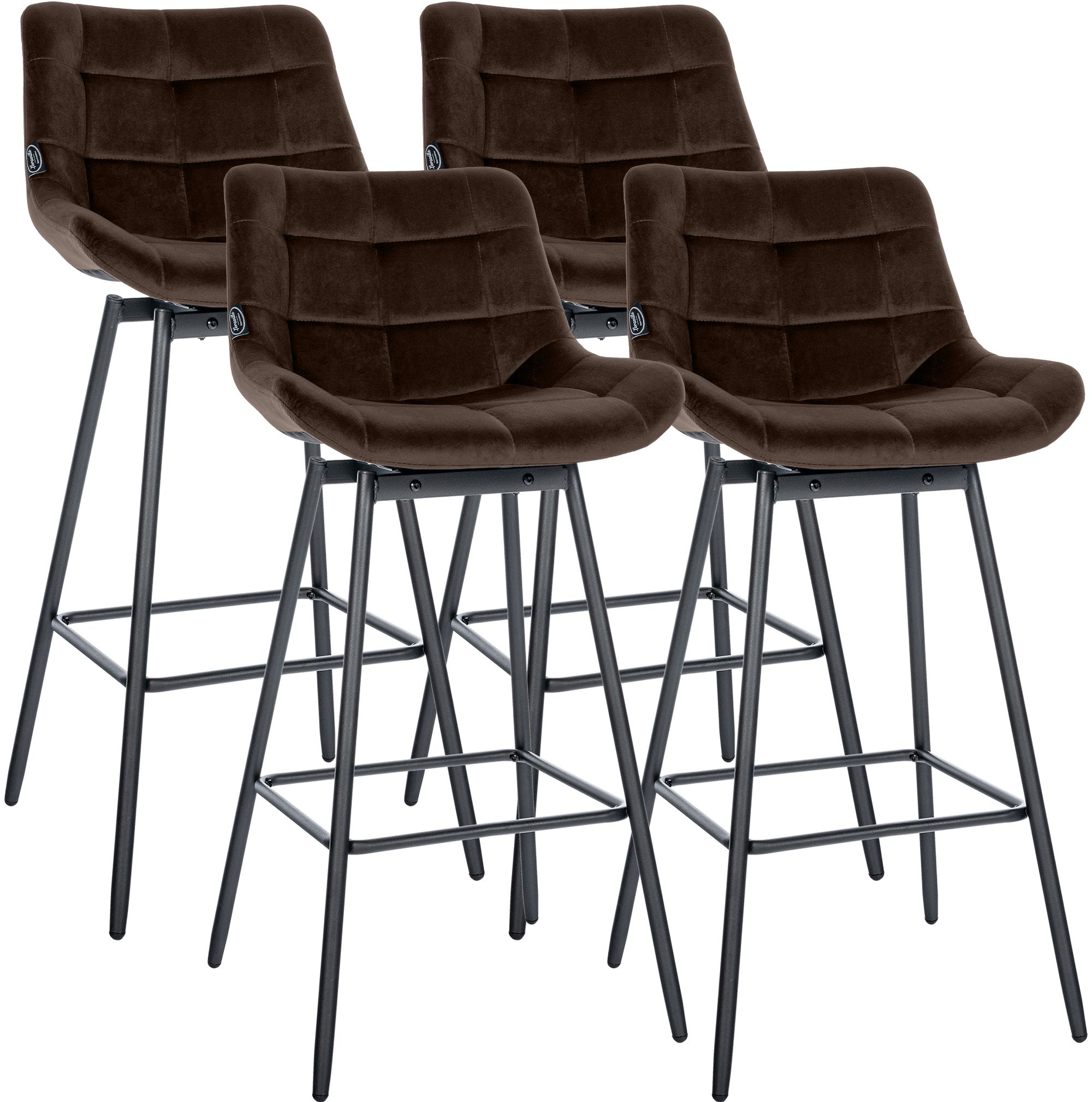 Set van 4 barkrukken Weston, draaibaar