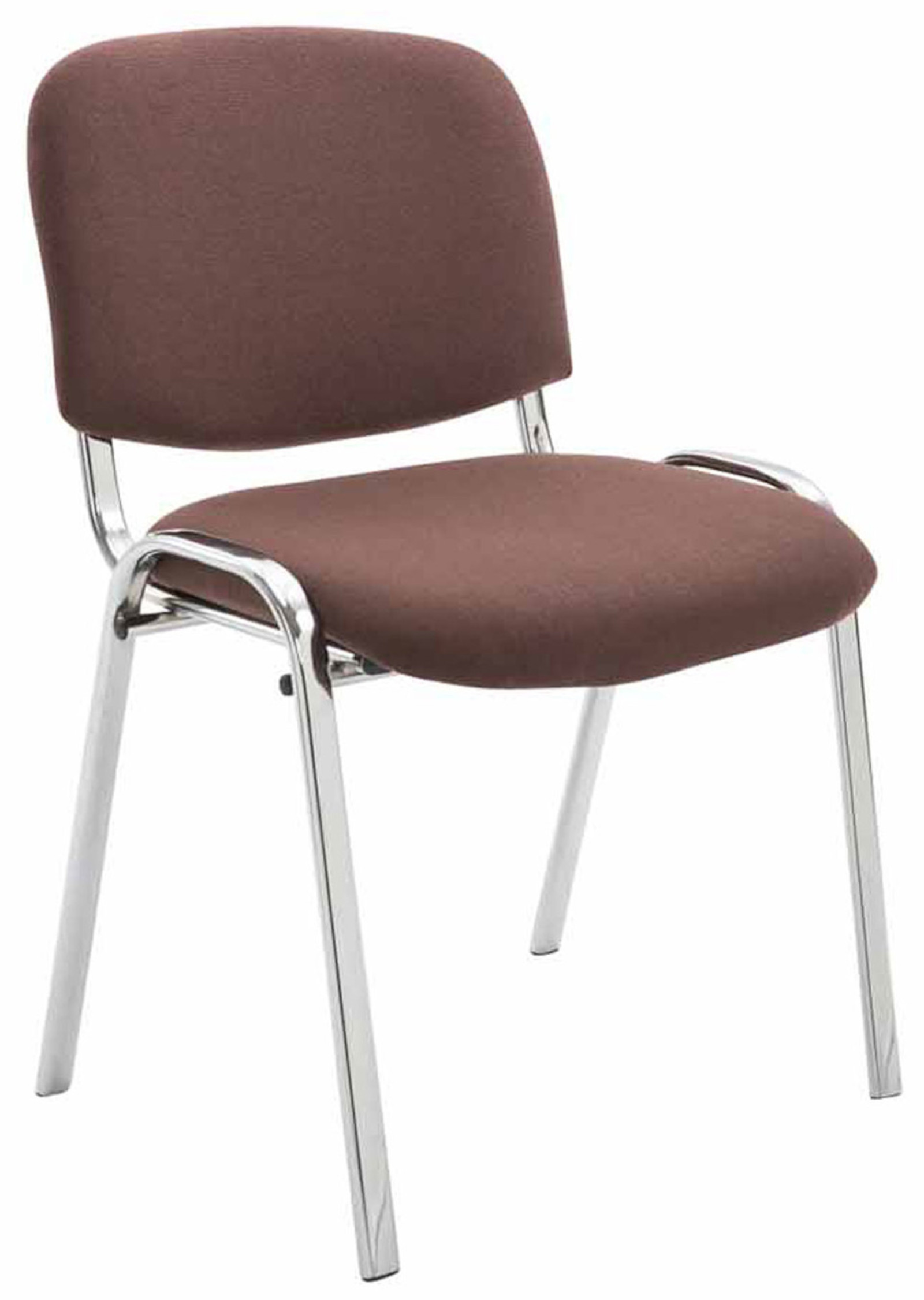 Set van 4 stoelen Ken Chroom - Stof