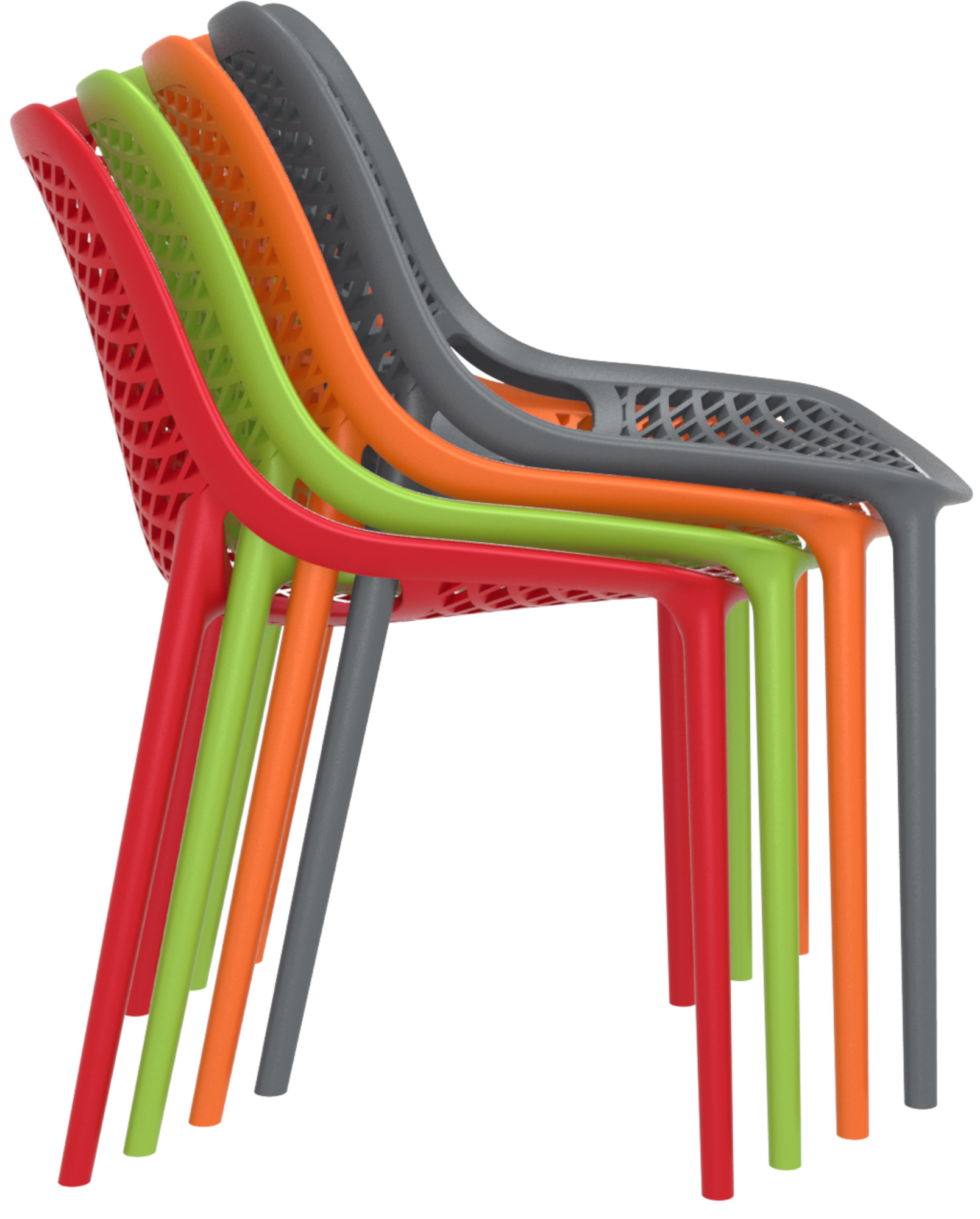 Set van 4 Tuinstoelen Air