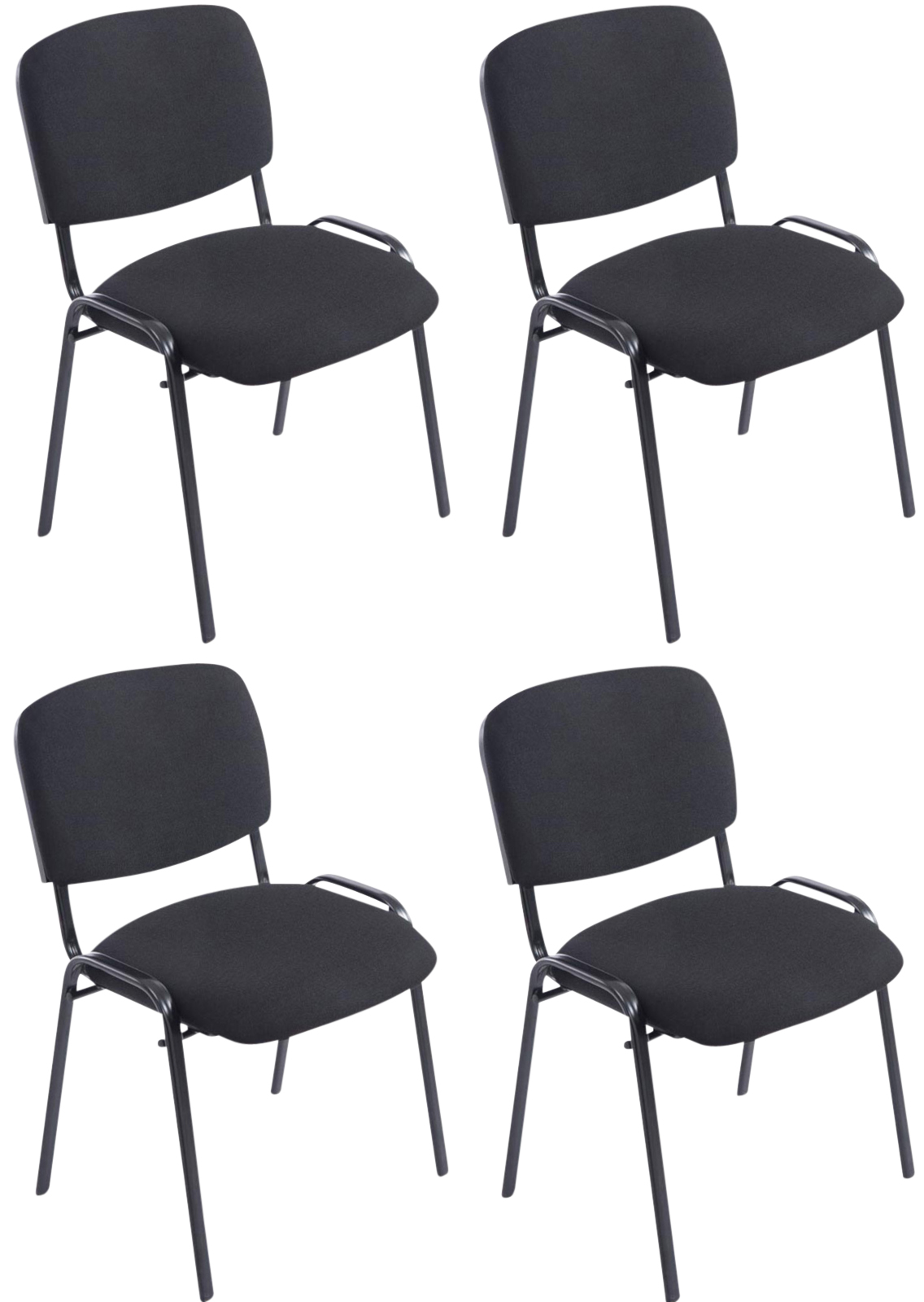 Set van 4 stoelen XL Ken - Stof