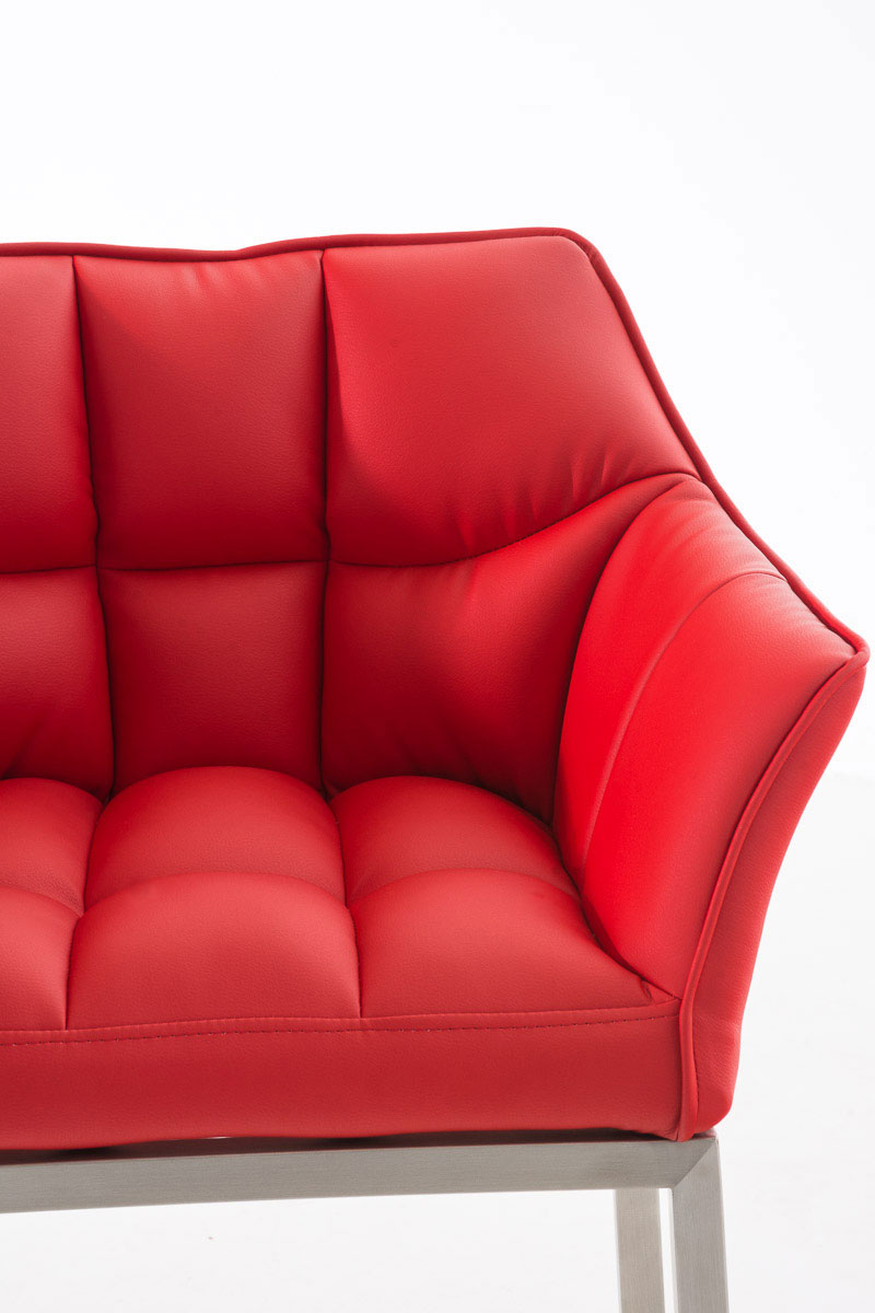 Barkruk Damaso Kunstleer met Vierpootsframe