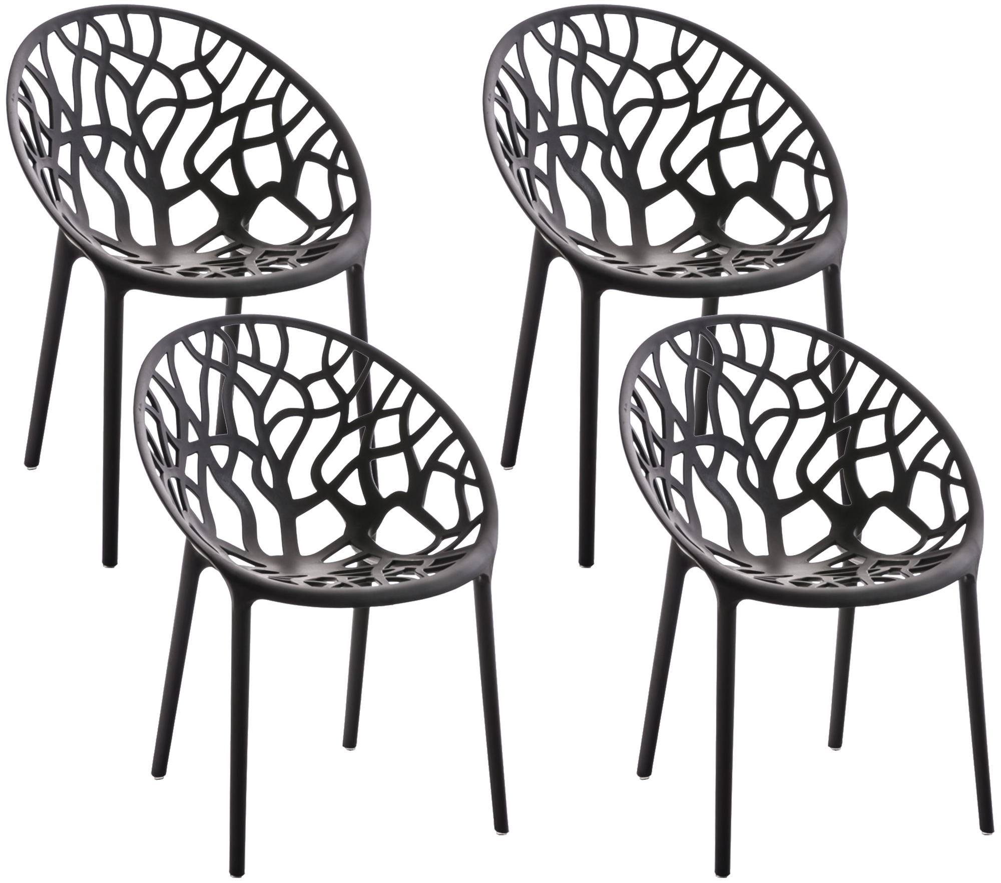 4-delige set tuinstoelen Hope