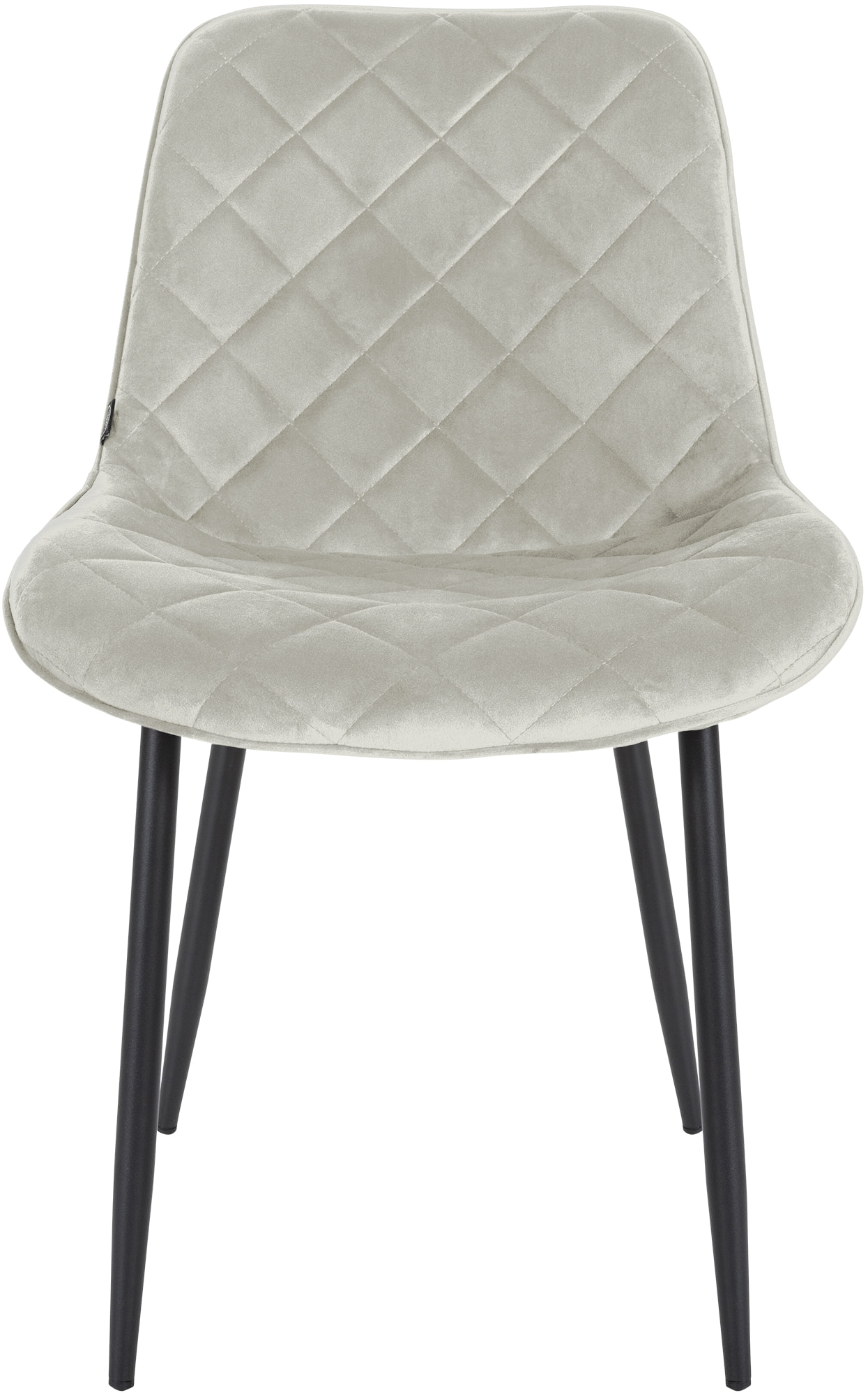 Set van 4 eetkamerstoelen Springs Fluweel