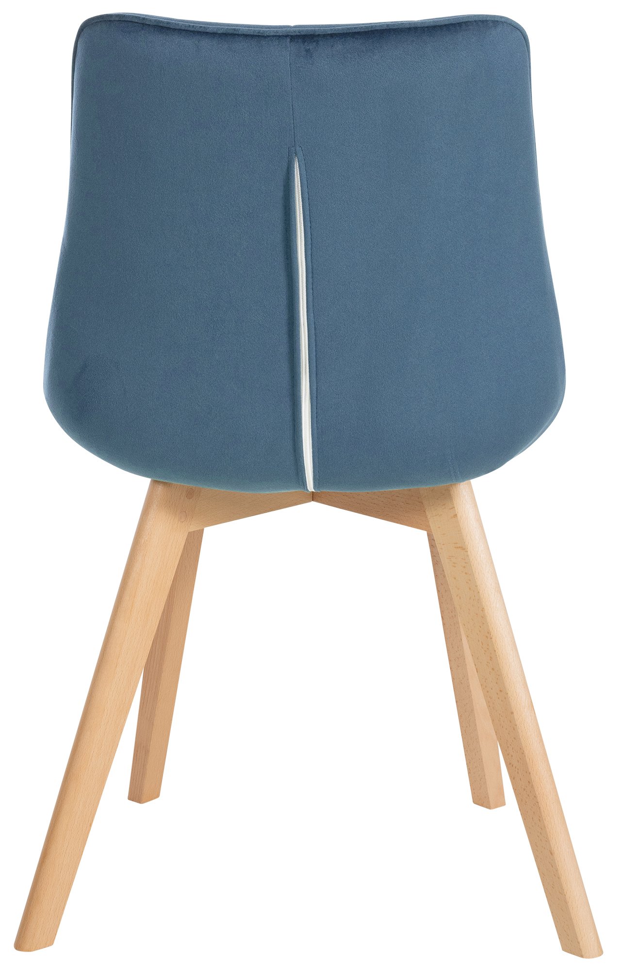 Set van 2 eetkamerstoelen Brook fluweel