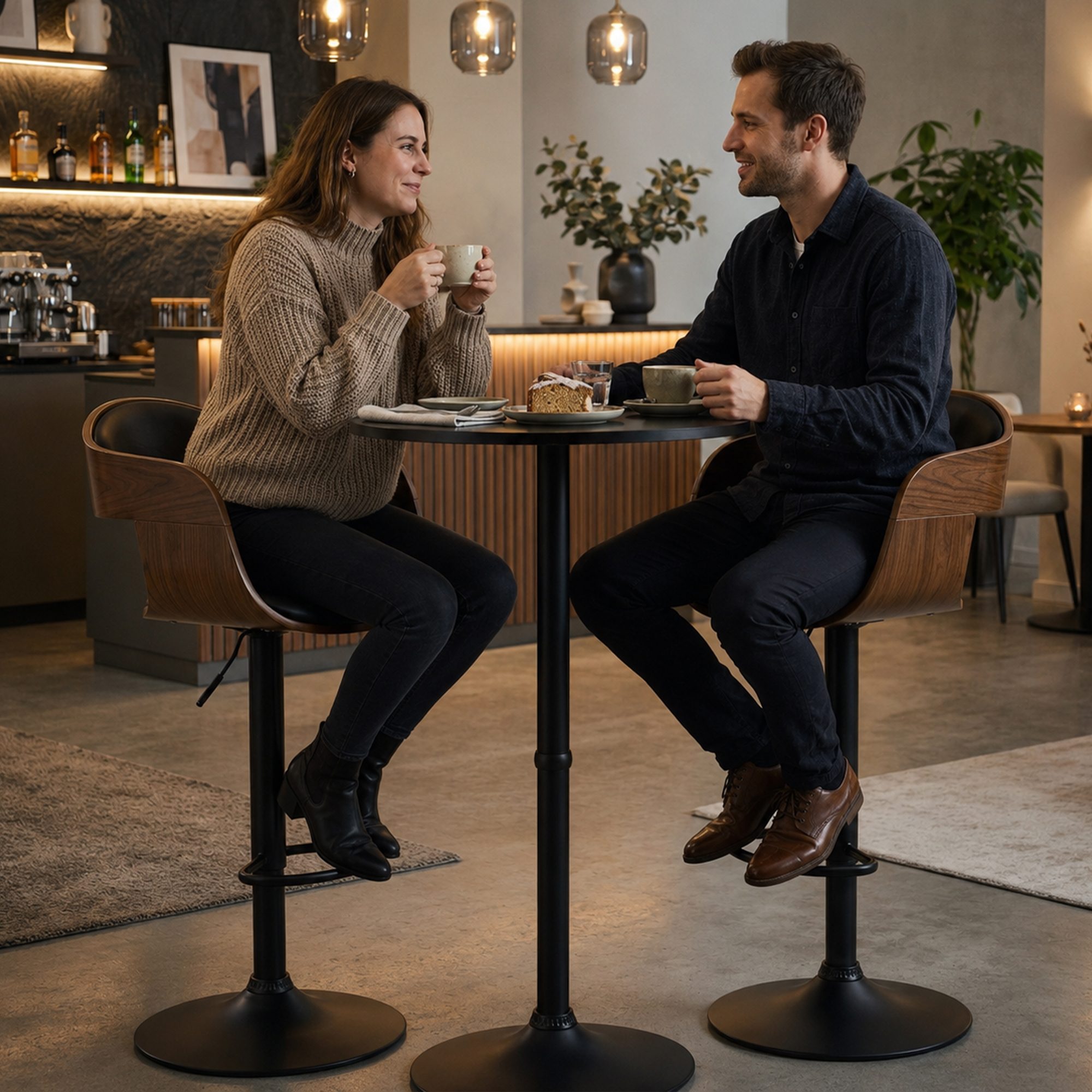 Barset Kivo met twee barkrukken
